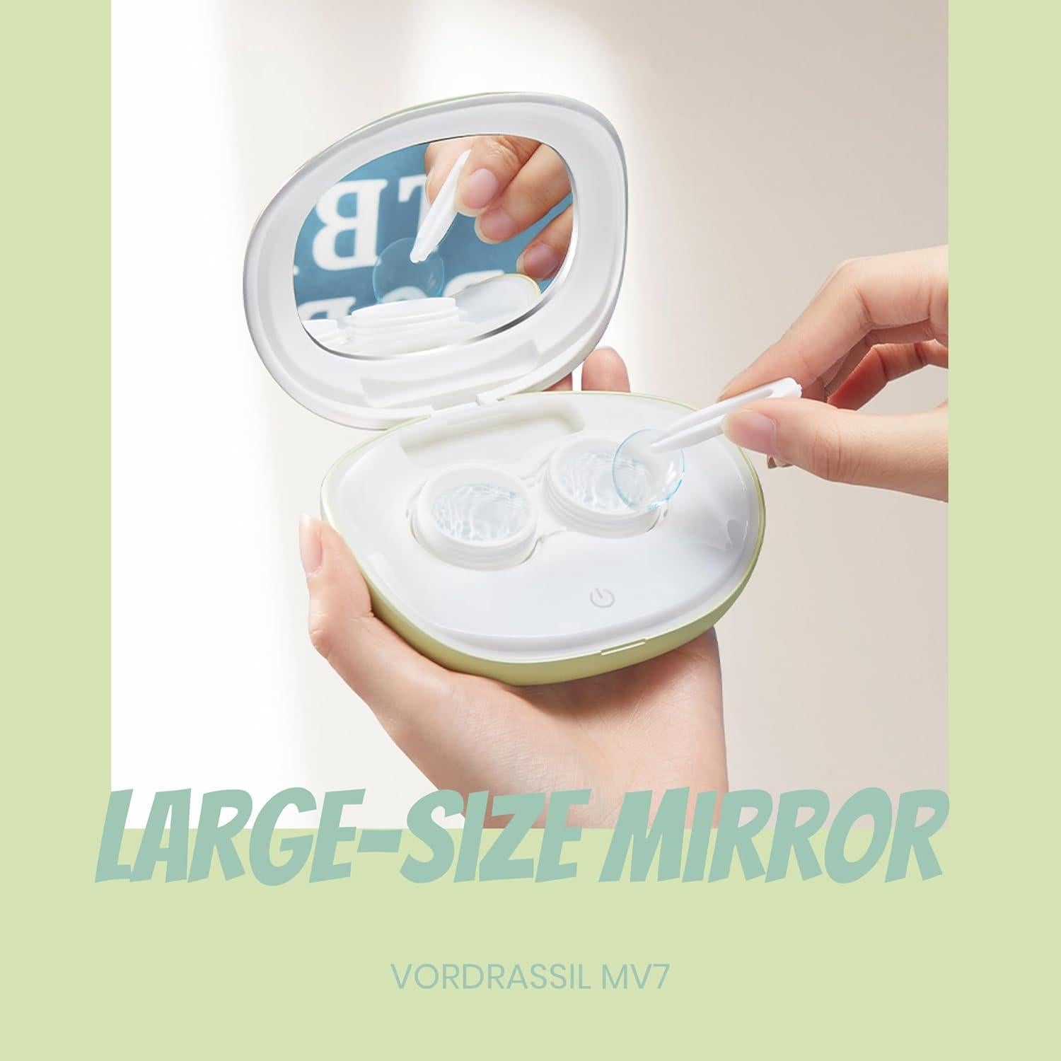 Limpiadora Ultrasónica de Lentes de Contacto VORDRASSIL MV7 Rosado