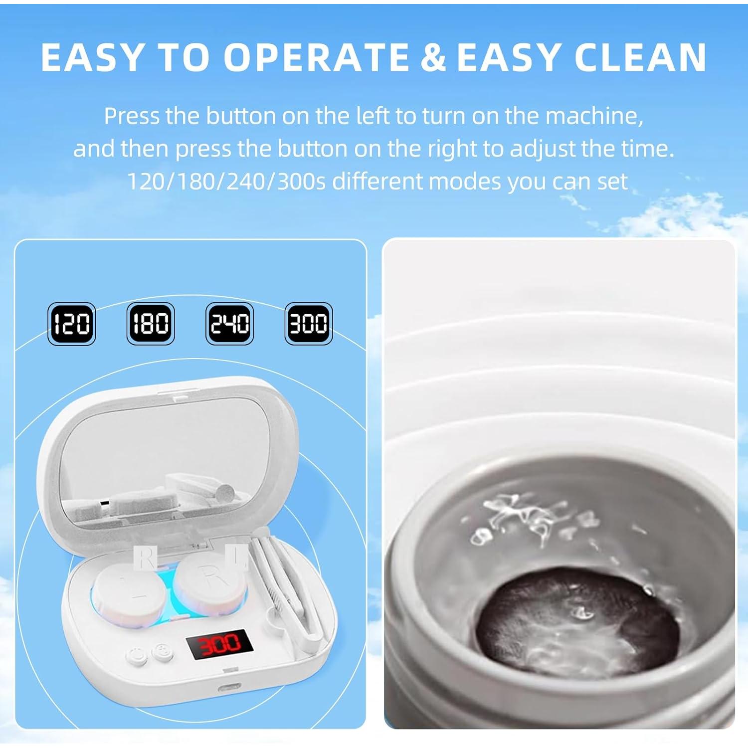 Limpiadora Ultrasónica de Lentes de Contacto BNXXL - Blanco