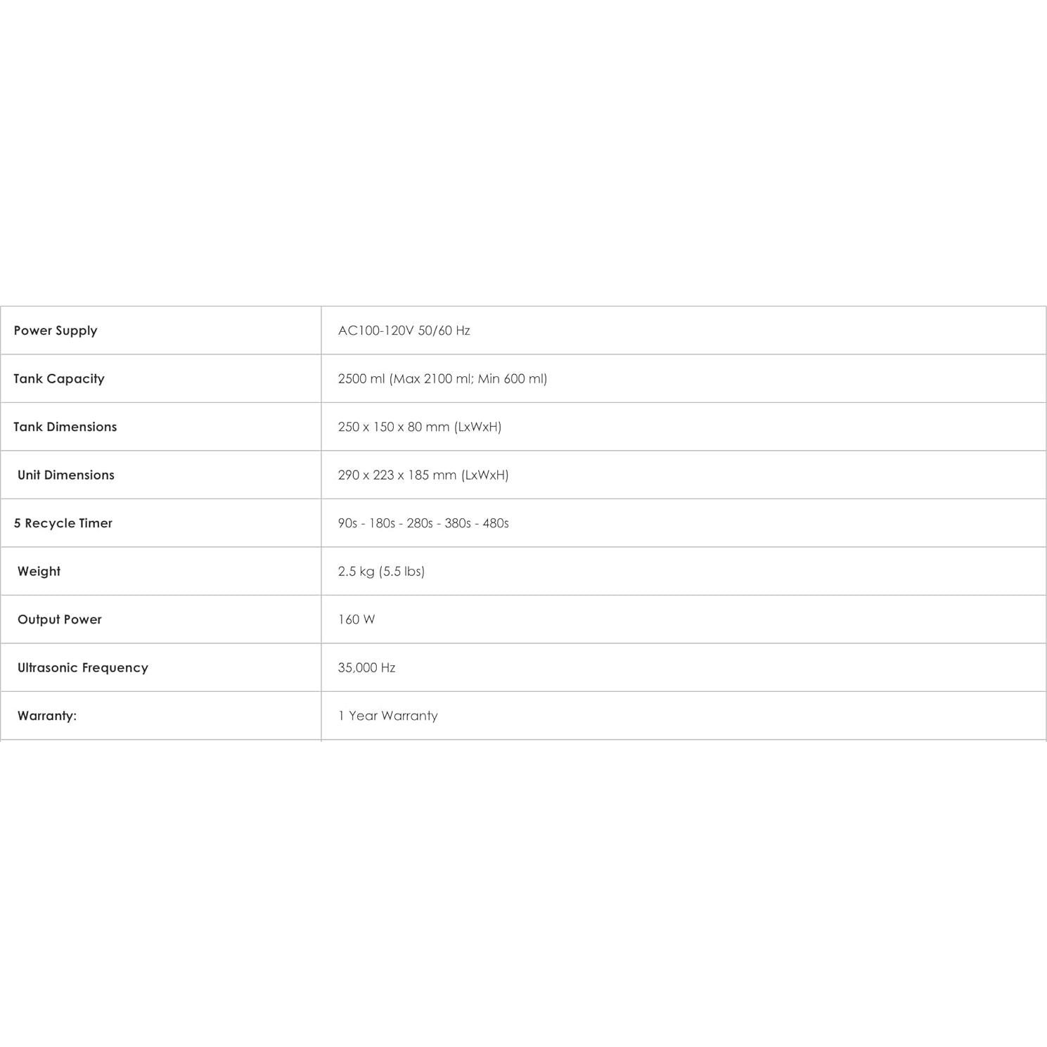 Limpiador Ultrasónico Avanzado Sper Scientific 2.5L con Calentador