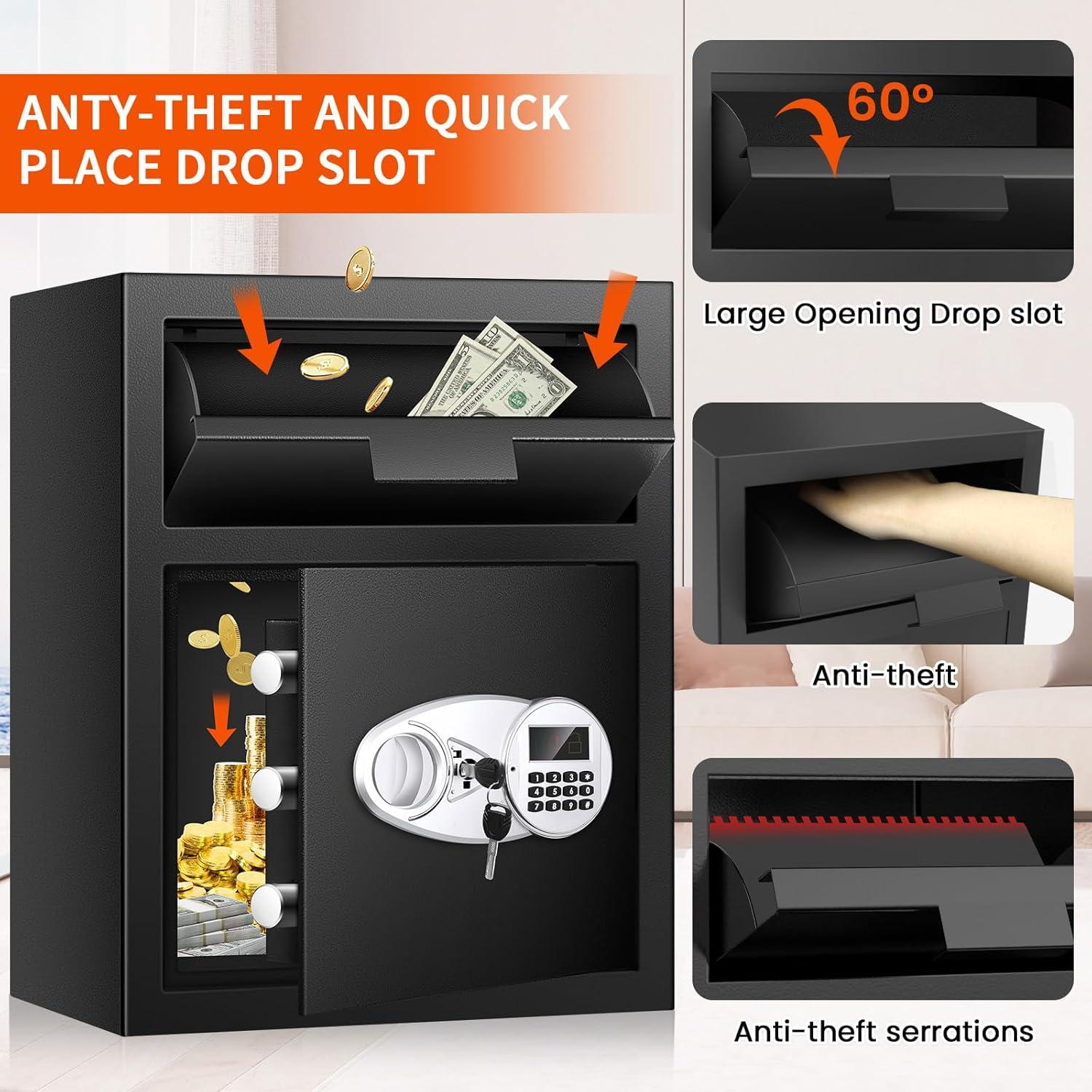 Caja Fuerte Thmosz 2.6 Pies Cúbicos con Ranura de Depósito