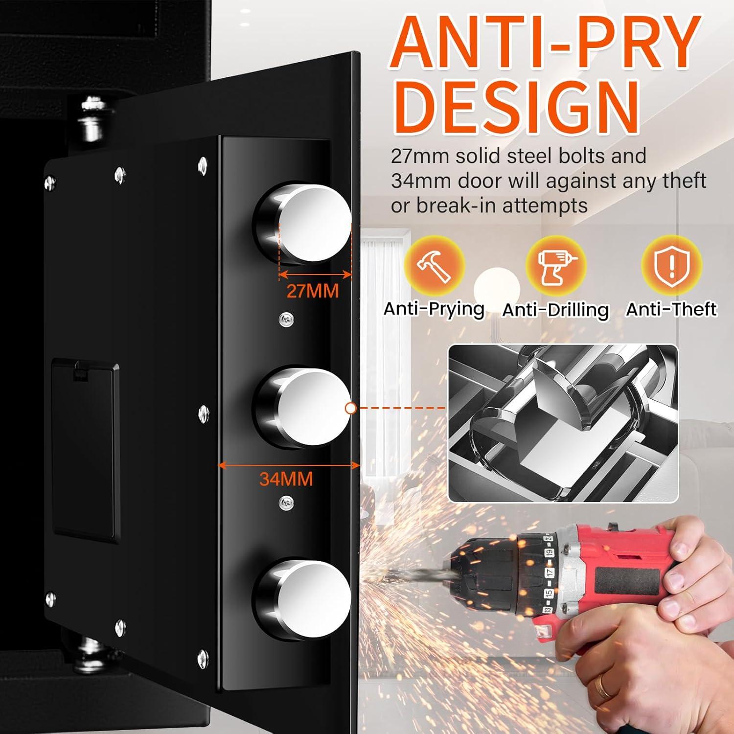 Caja Fuerte Thmosz 2.6 Pies Cúbicos con Ranura de Depósito
