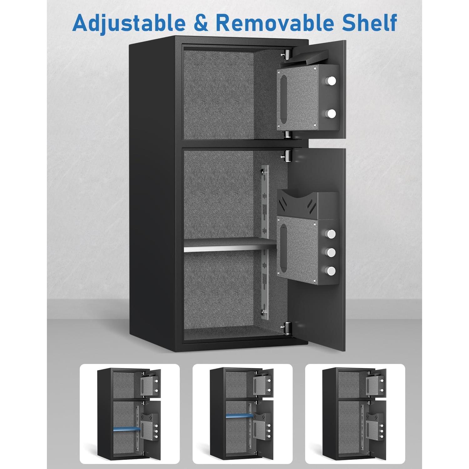 Caja Fuerte Digital Omethey 6 Pies Cúbicos a Prueba de Fuego