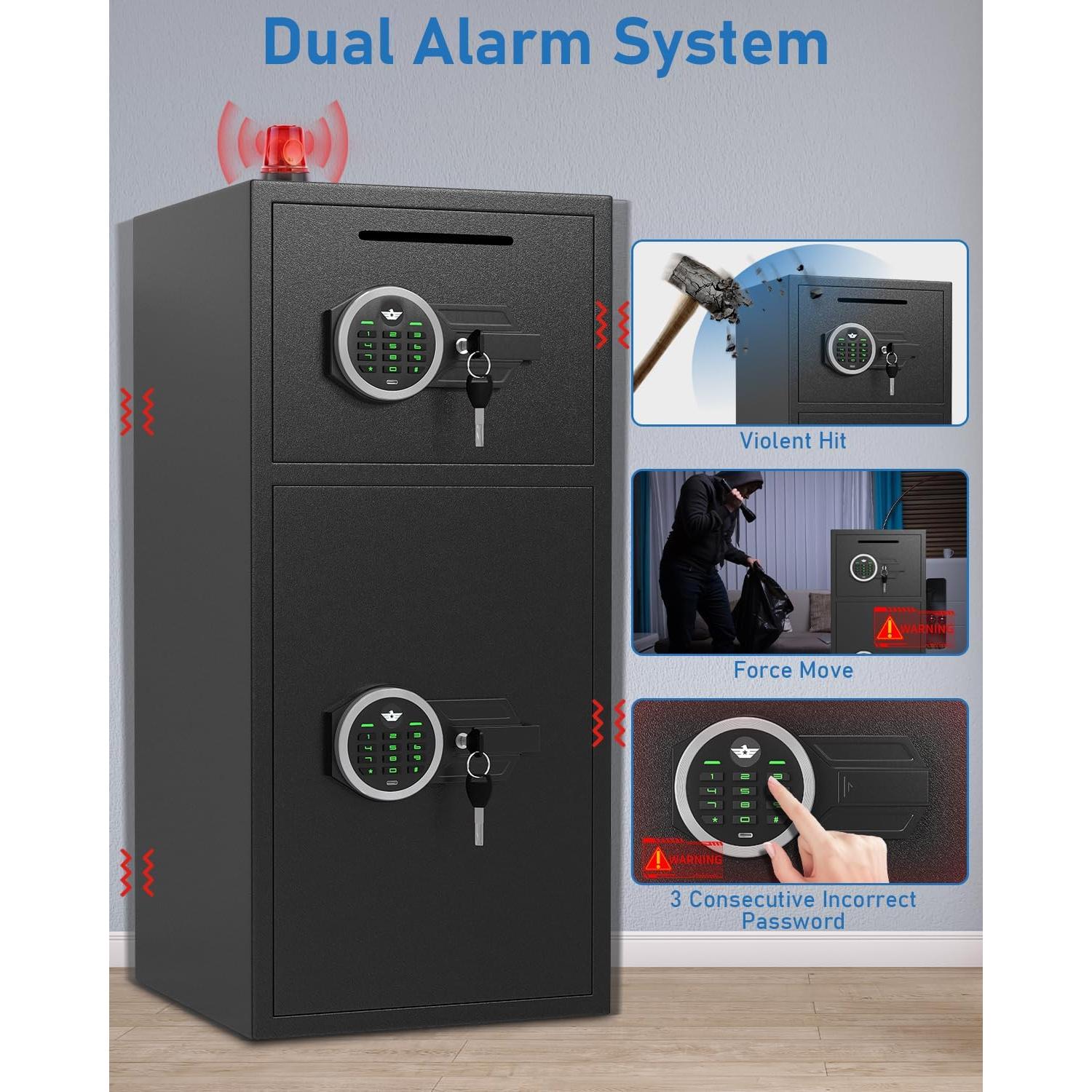 Caja Fuerte Digital Omethey 6 Pies Cúbicos a Prueba de Fuego