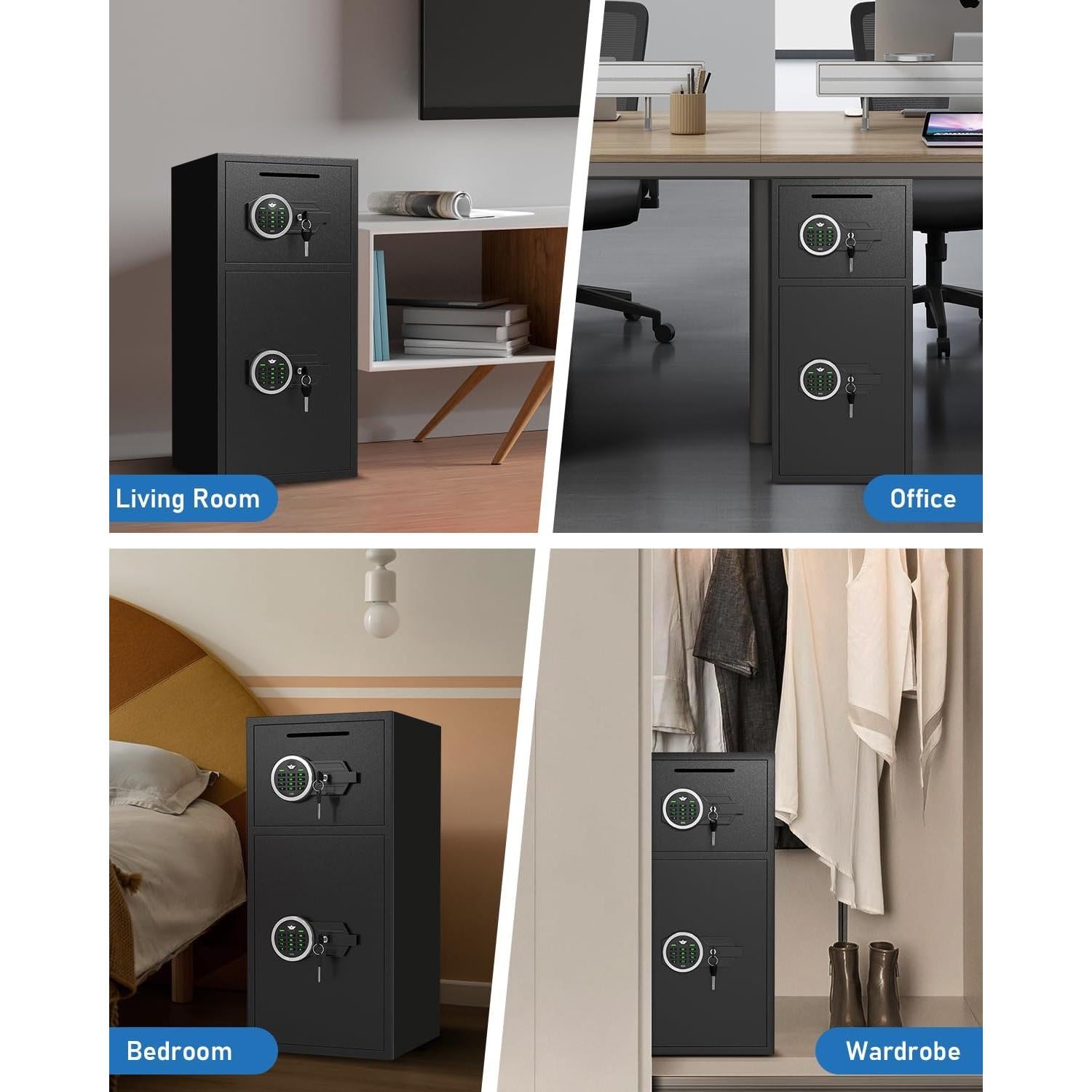 Caja Fuerte Digital Omethey 6 Pies Cúbicos a Prueba de Fuego