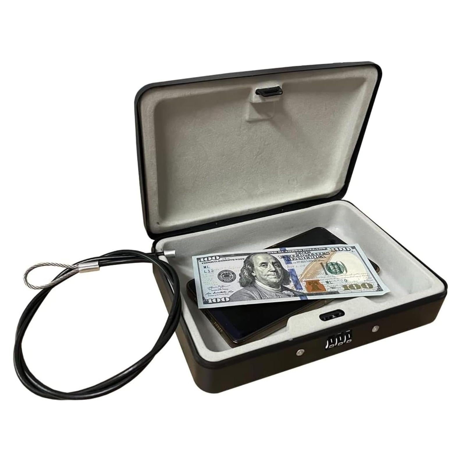 Caja de Seguridad Portátil SEPOX de Acero Resistente al Fuego