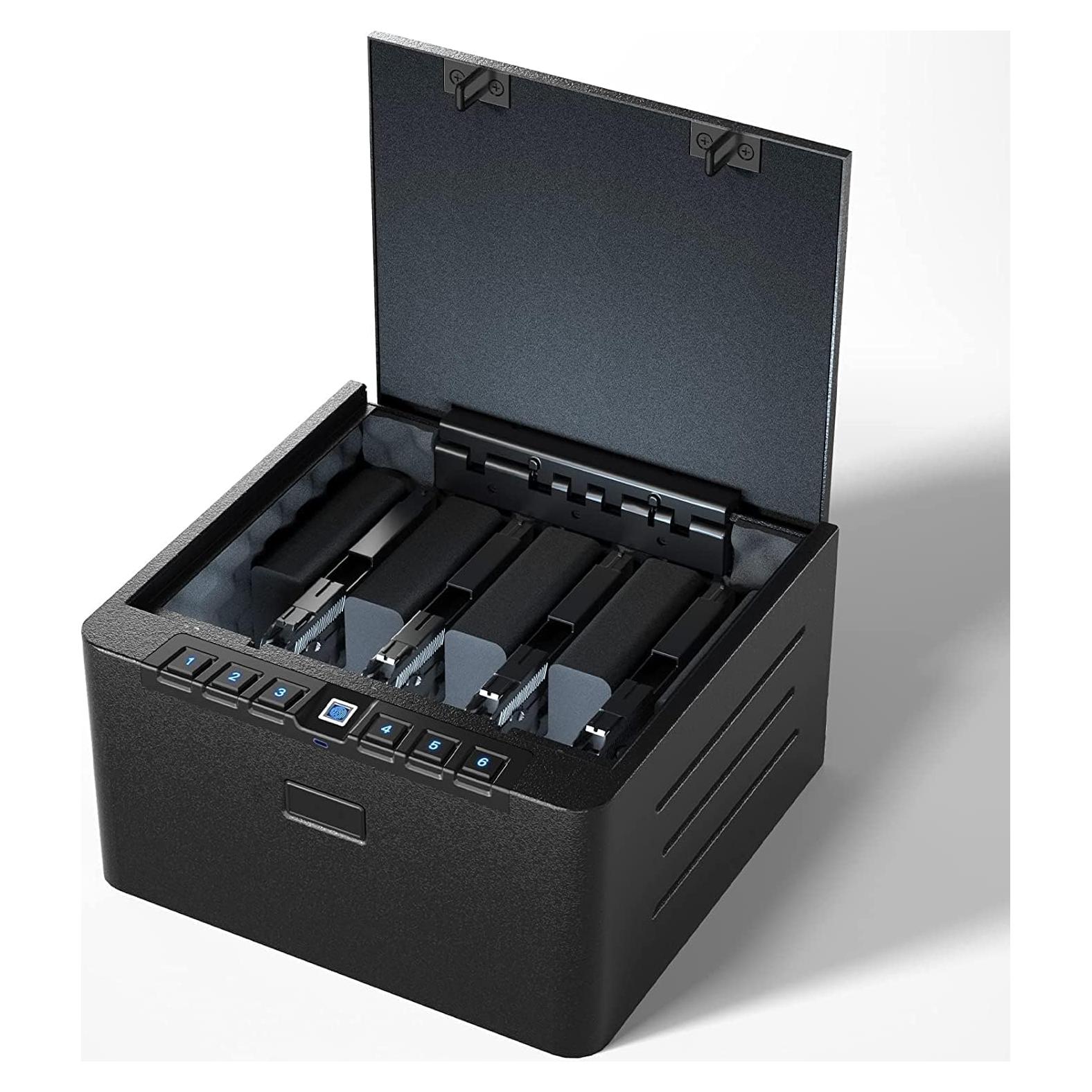 Caja Fuerte Biométrica XDeer para 4 Pistolas con Teclado