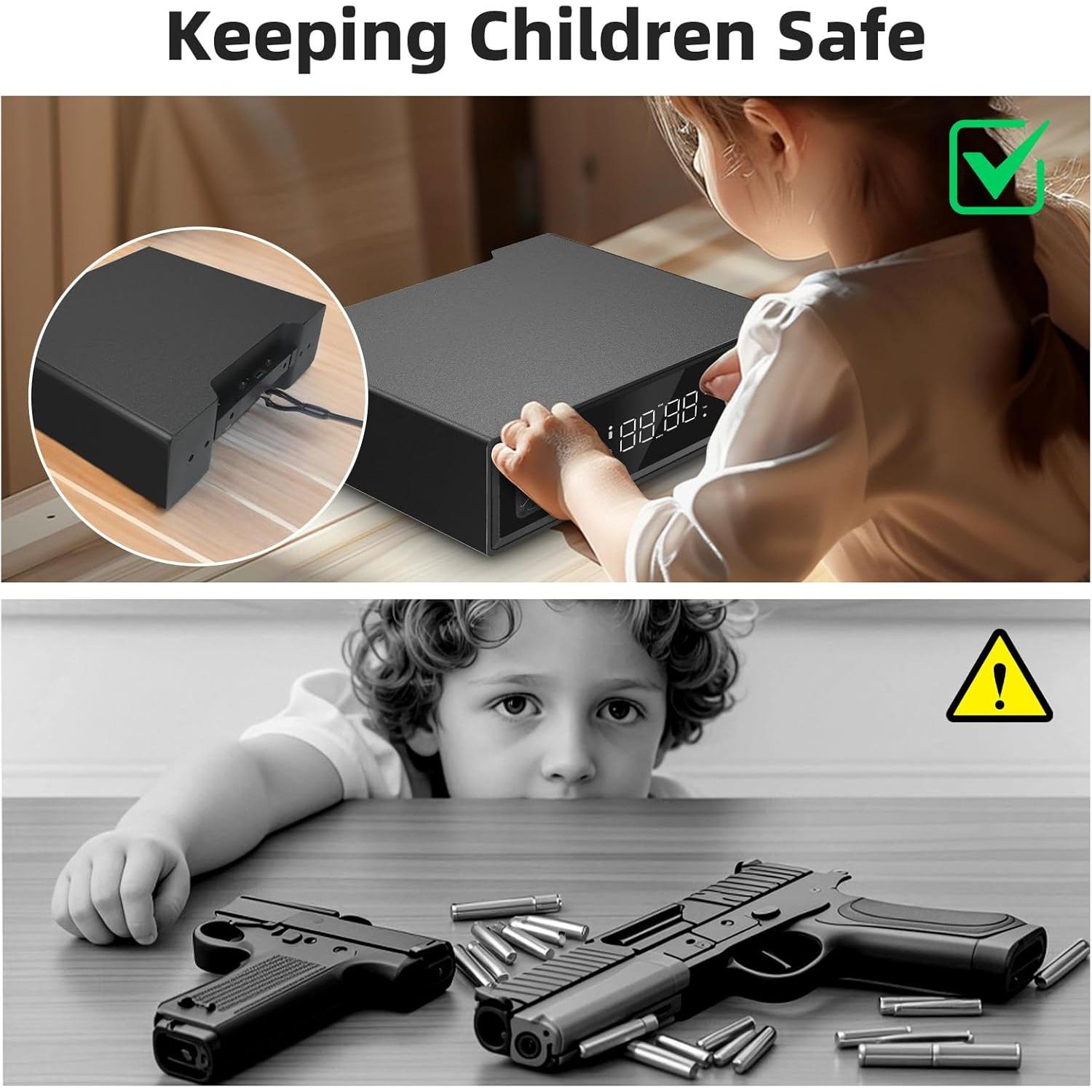 Caja Fuerte Biométrica KENRONE KR-BX3033 para Armas 8.62kg