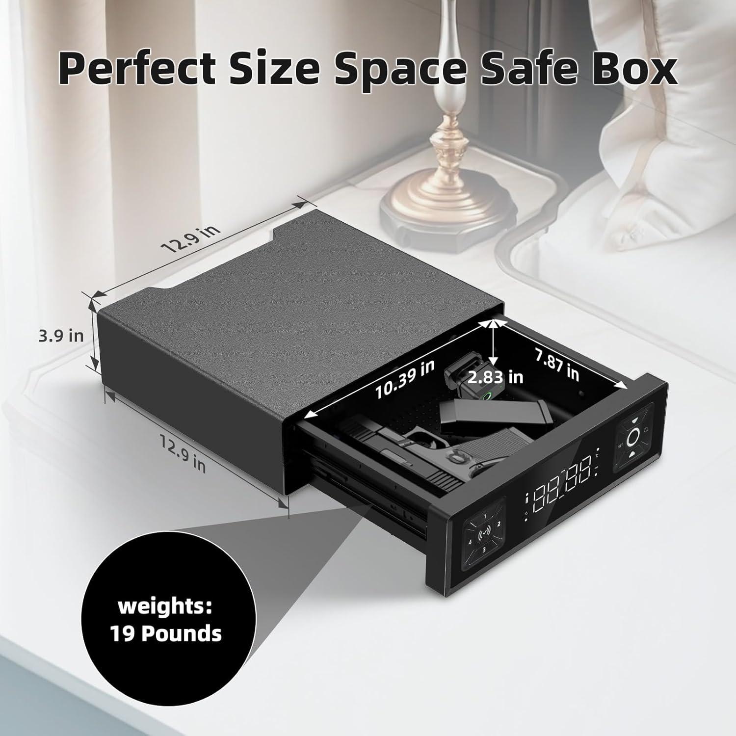 Caja Fuerte Biométrica KENRONE KR-BX3033 para Armas 8.62kg