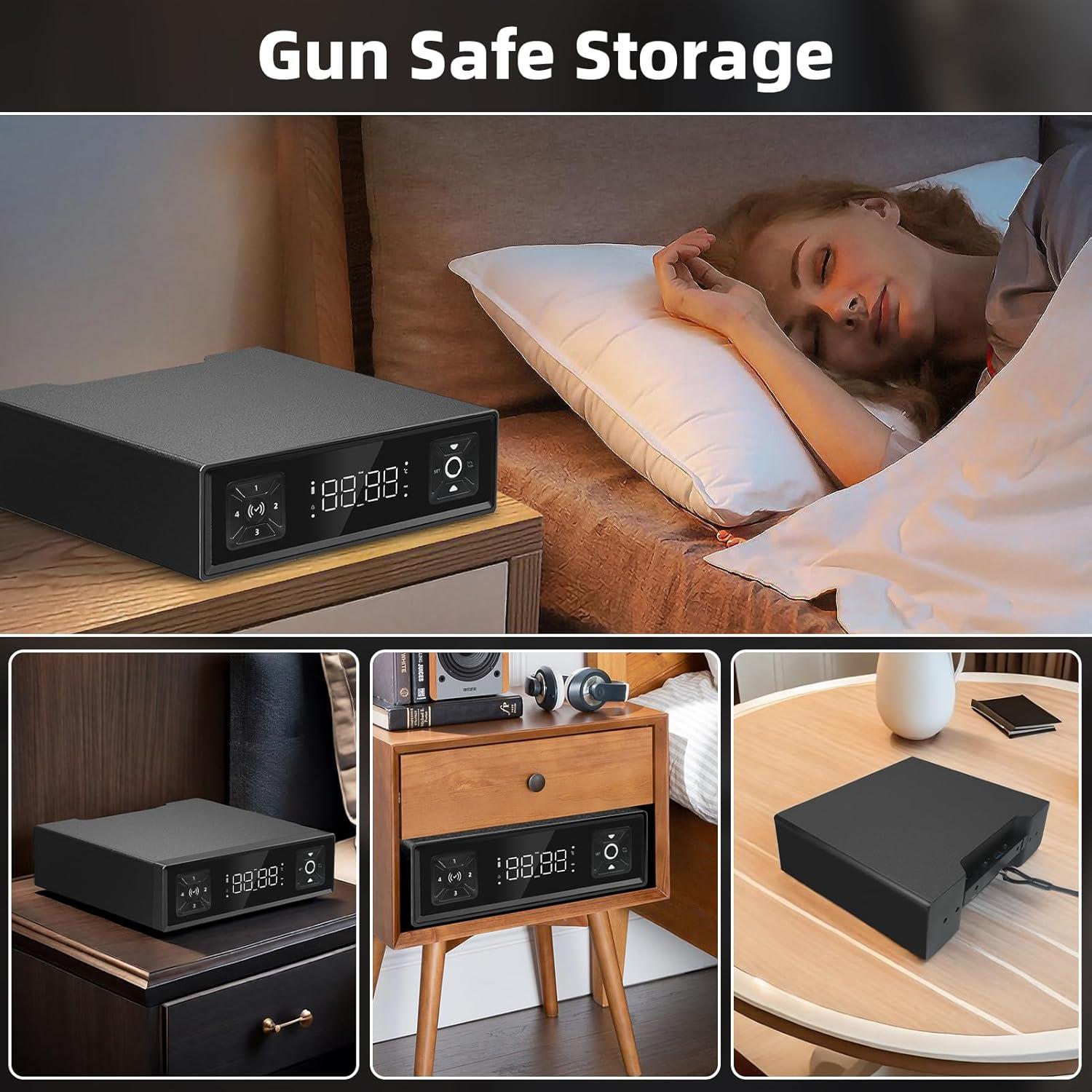 Caja Fuerte Biométrica KENRONE KR-BX3033 para Armas 8.62kg