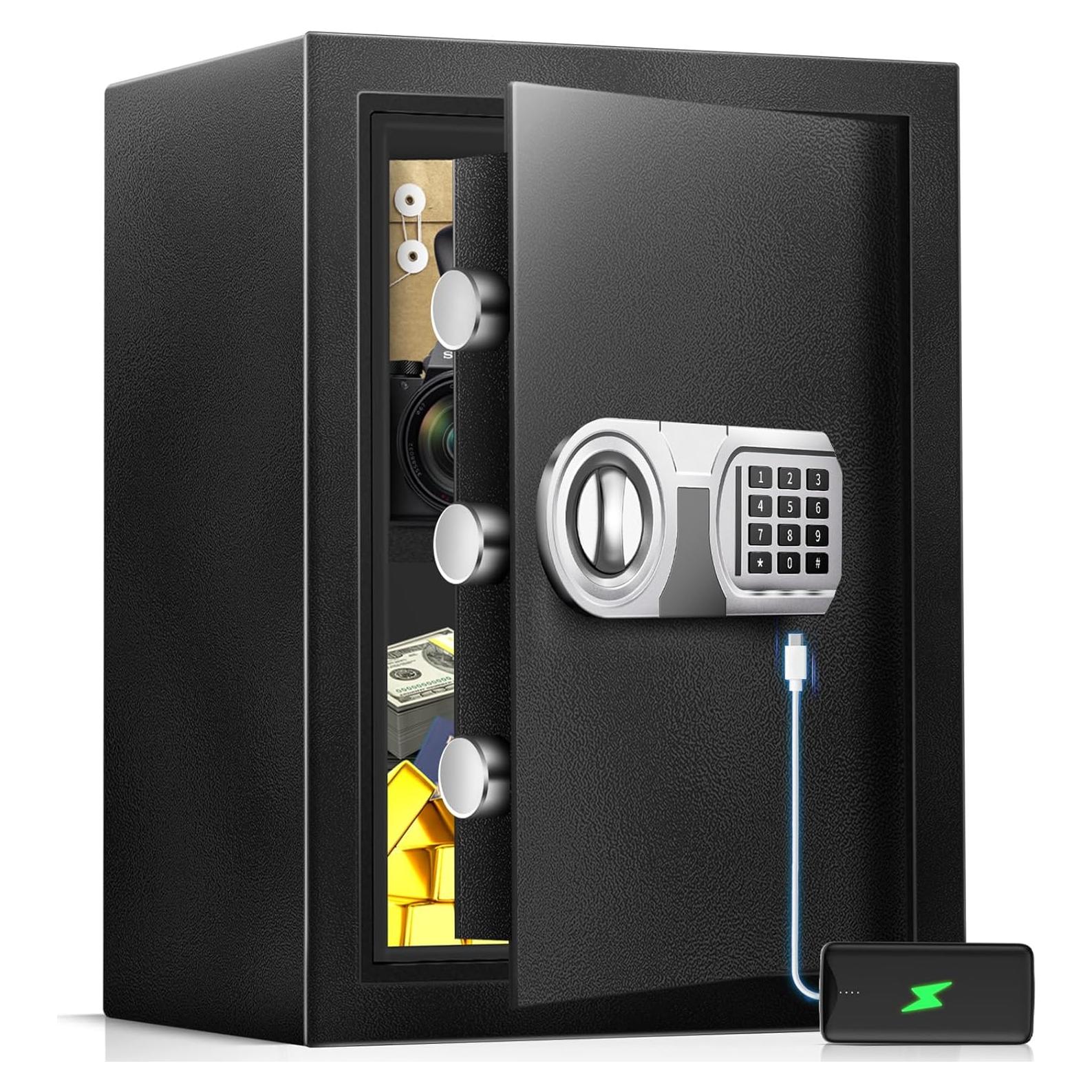 Caja Fuerte Digital Bioaeyok 2.8 Pies Cúbicos con USB-C