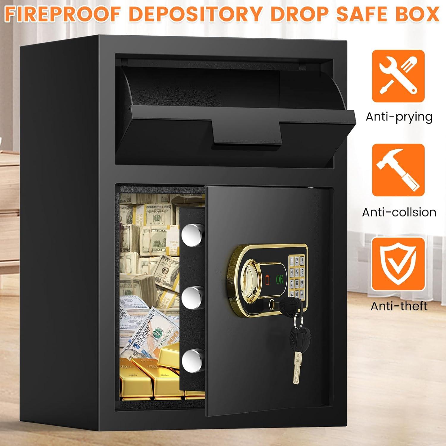 Caja de Seguridad Antirrobo Tiskgg 2.8 Pies Cúbicos con Ranura