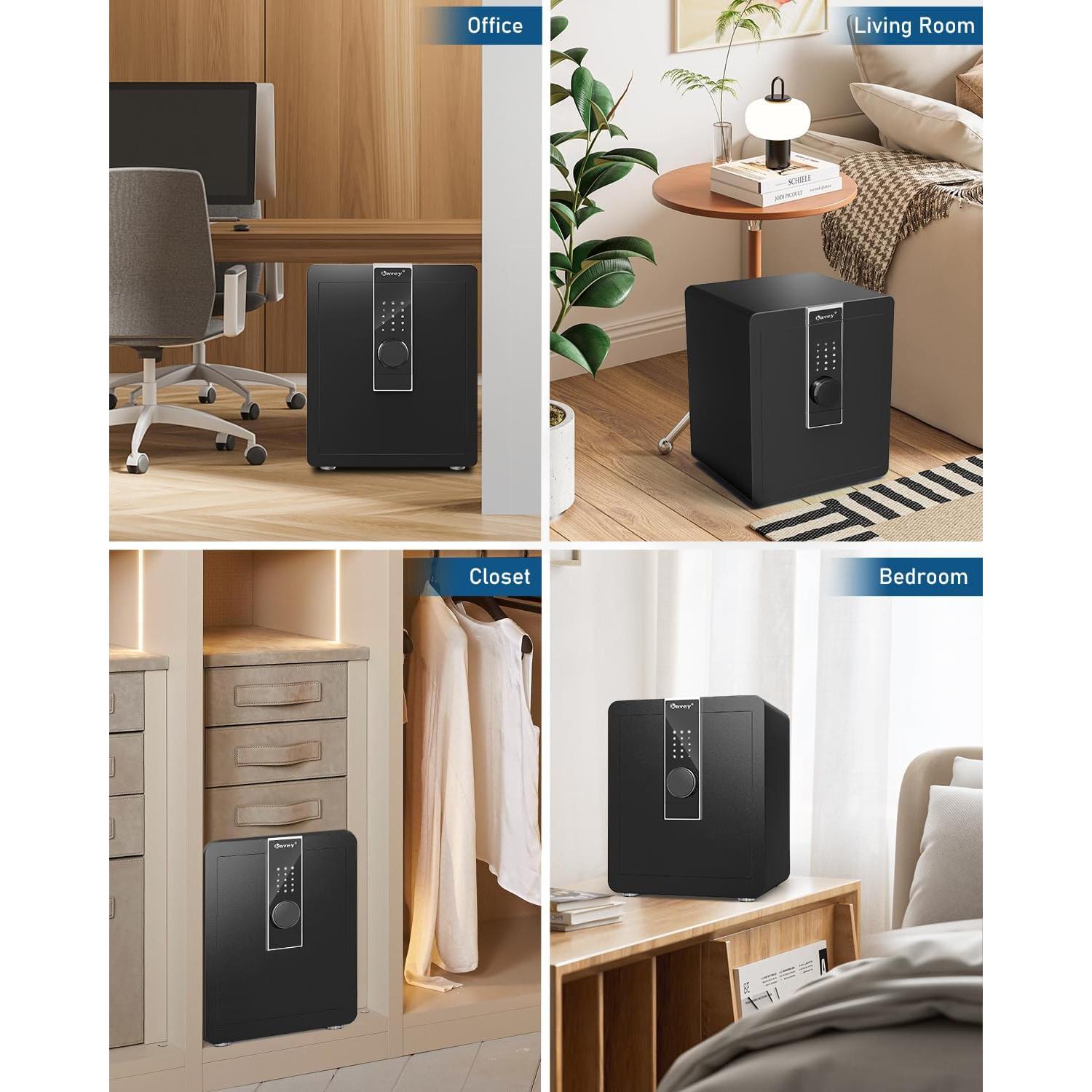 Caja Fuerte Ignífuga Kavey 1.8 Pies Cúbicos con Alarma