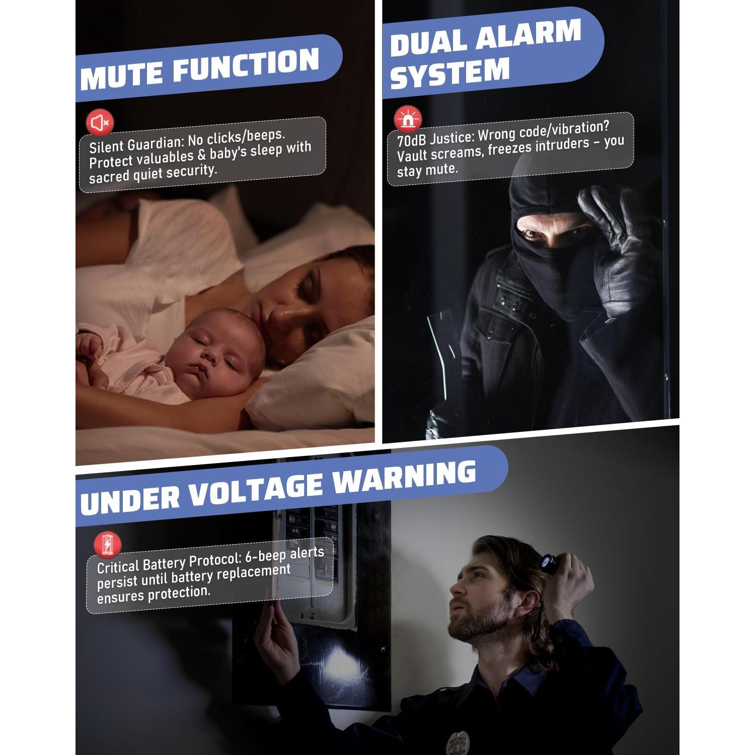 Caja de Seguridad Kavey KS-45 Fuego Resistente 2 Pies Cúbicos