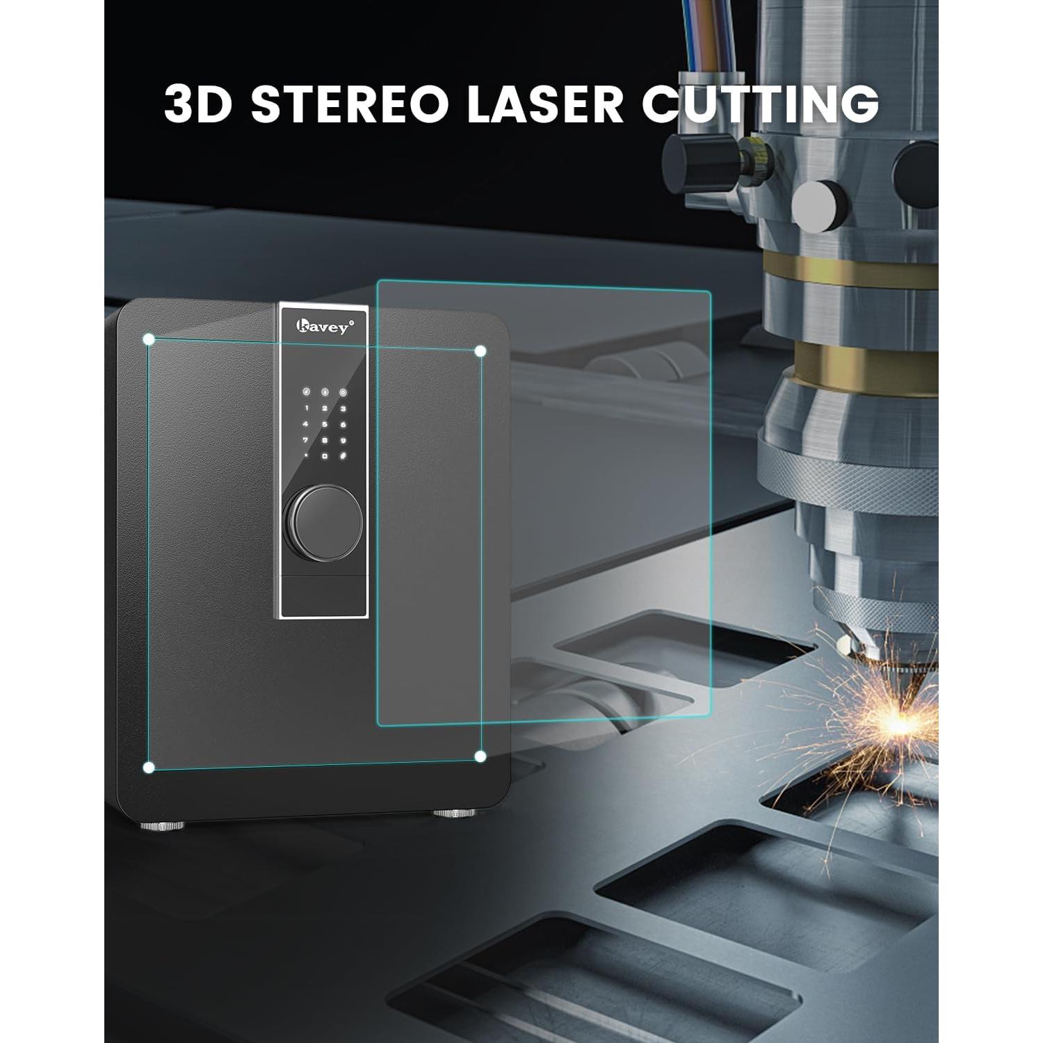 Caja de Seguridad Kavey KS-45 Fuego Resistente 2 Pies Cúbicos