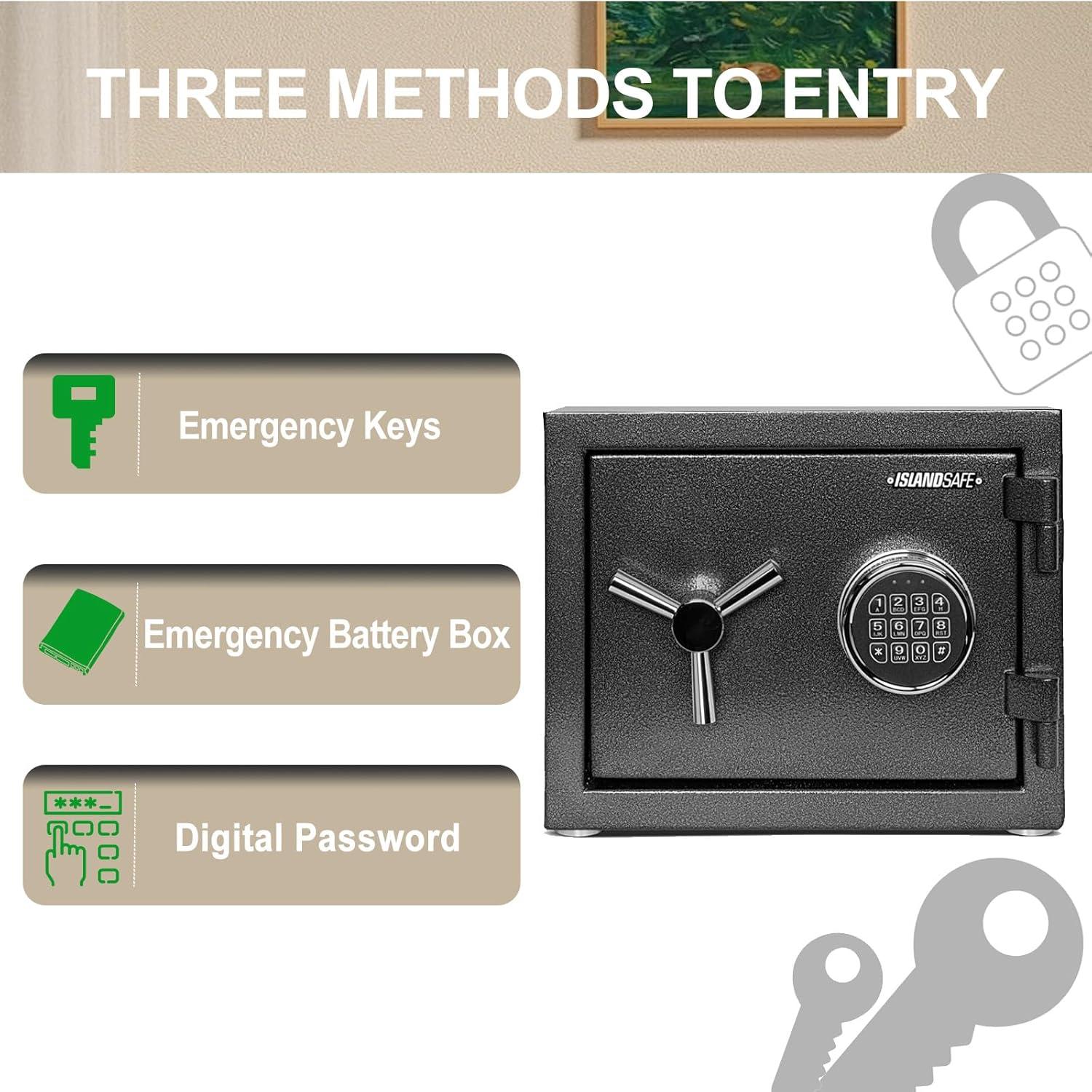 Caja Fuerte ISLANDSAFE 1.29 Pies Cúbicos a Prueba de Fuego