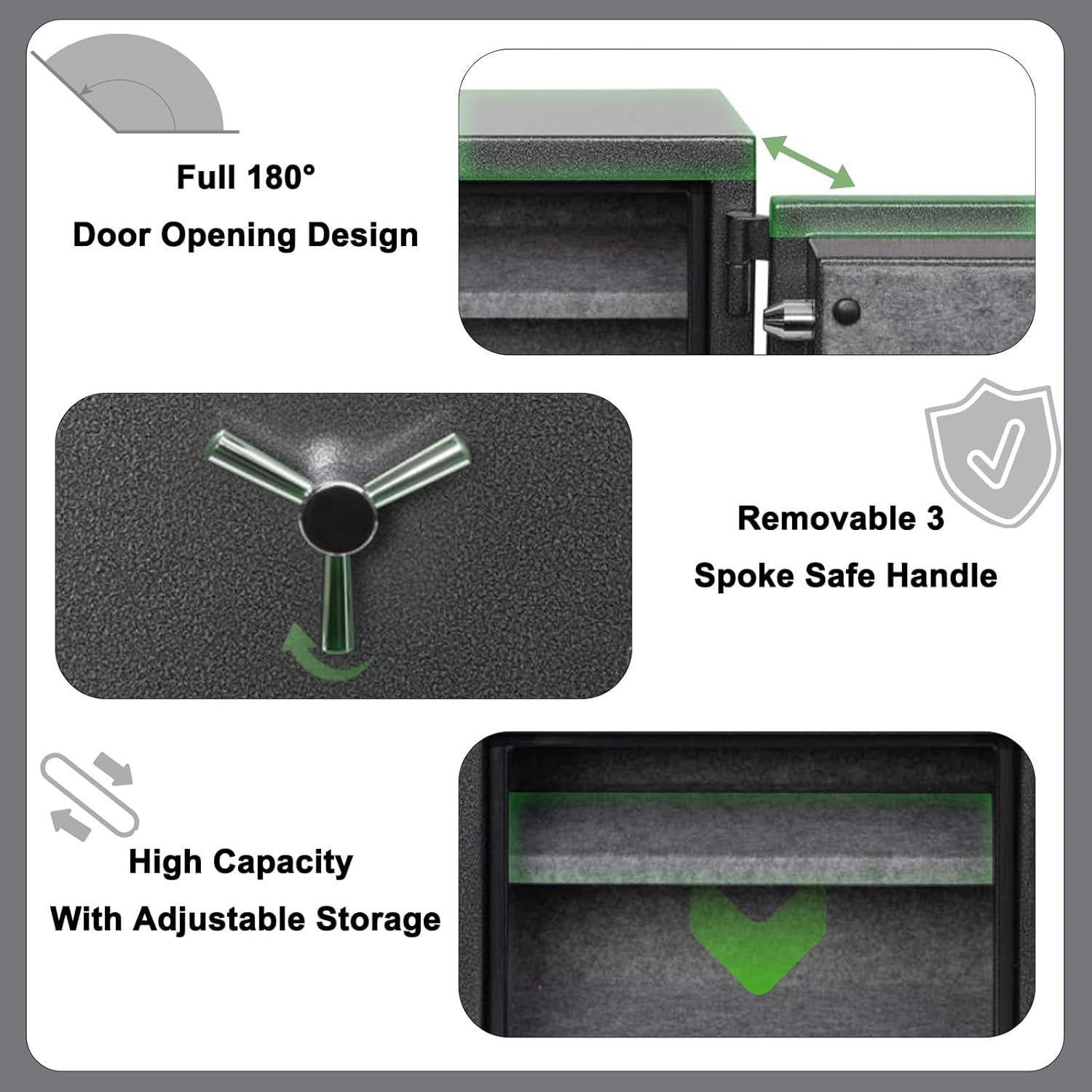 Caja Fuerte ISLANDSAFE 1.29 Pies Cúbicos a Prueba de Fuego