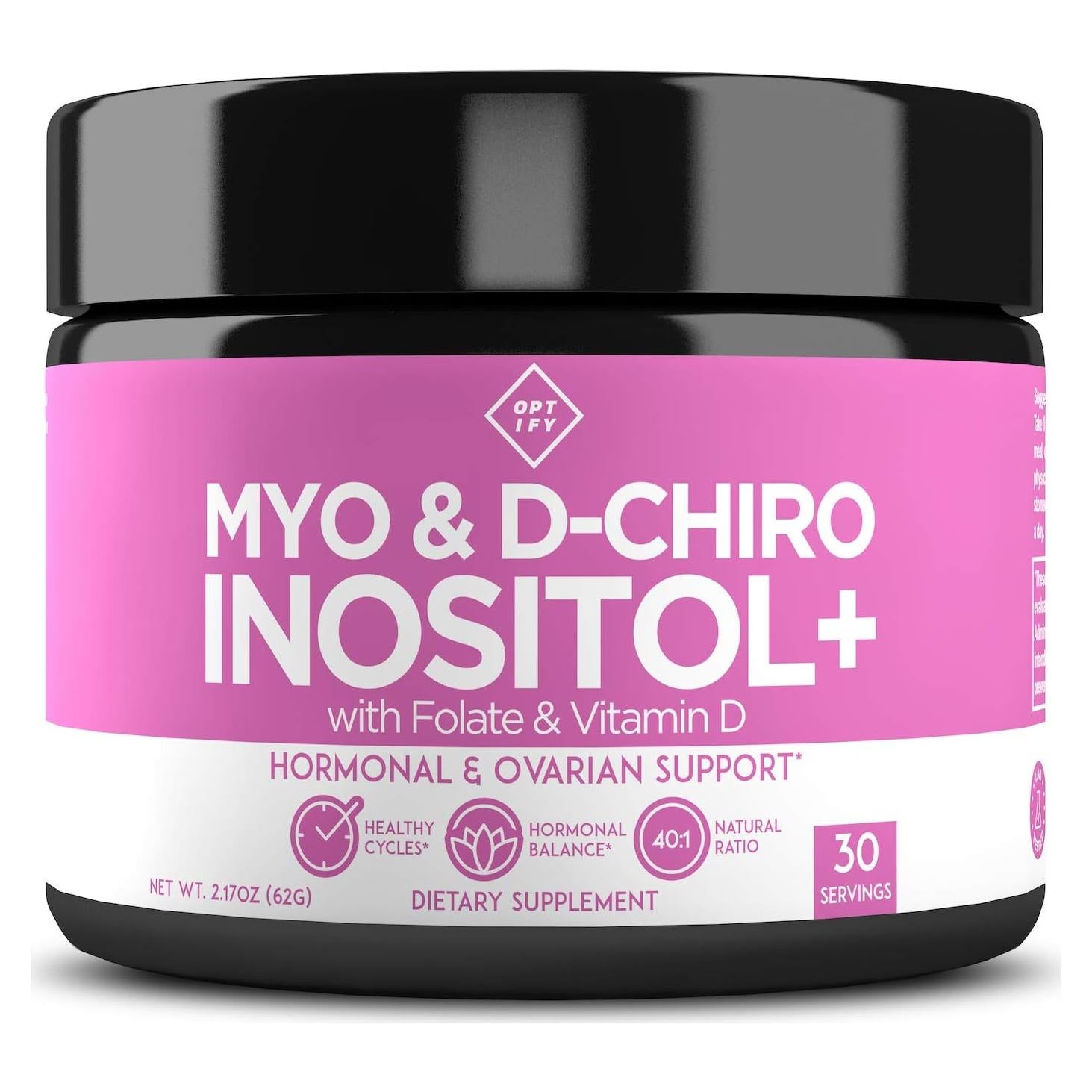 Suplemento de Inositol Premium Optify 61.68g - Equilibrio Hormonal