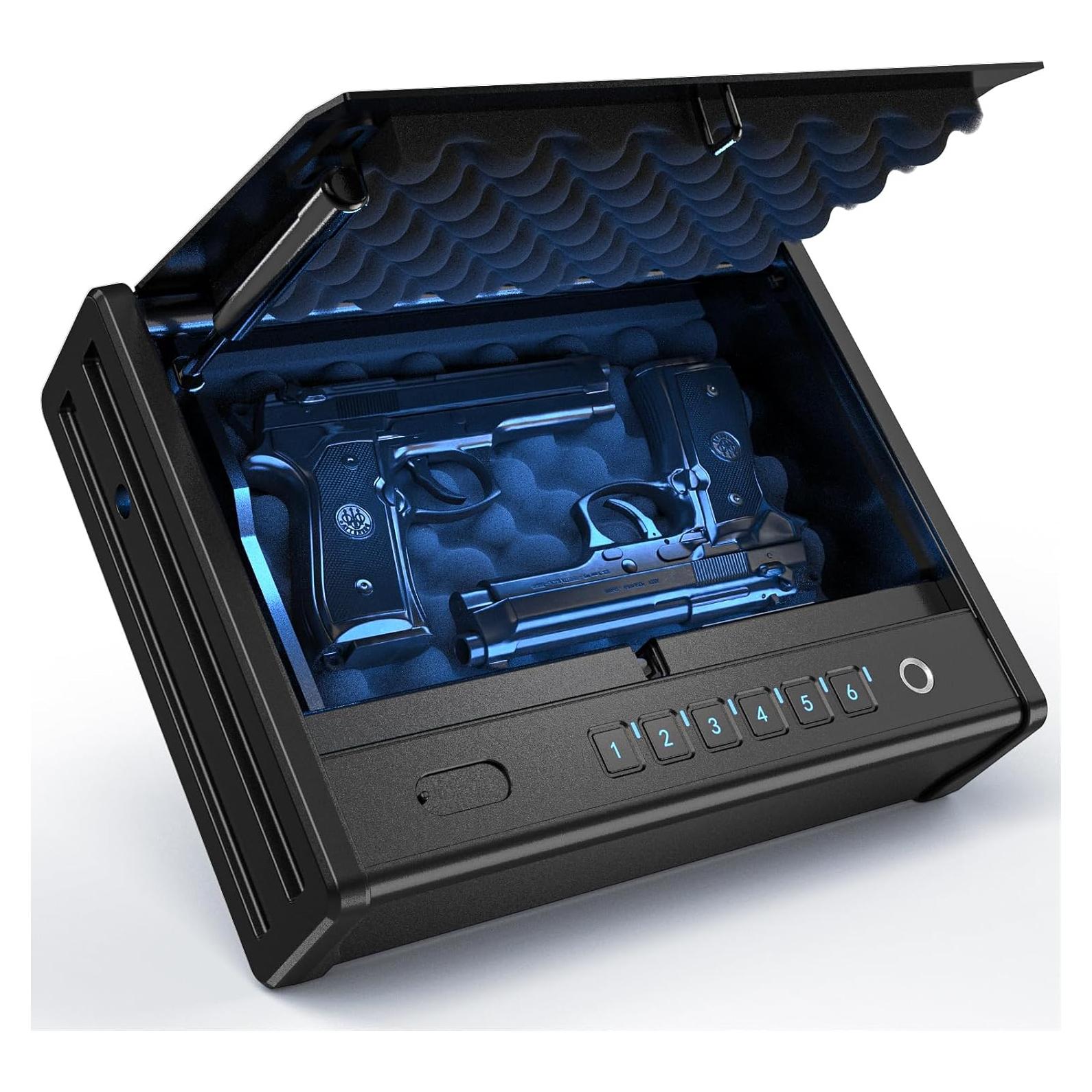 Caja Fuerte Biométrica Dveron para Pistola - Acceso Rápido <1s