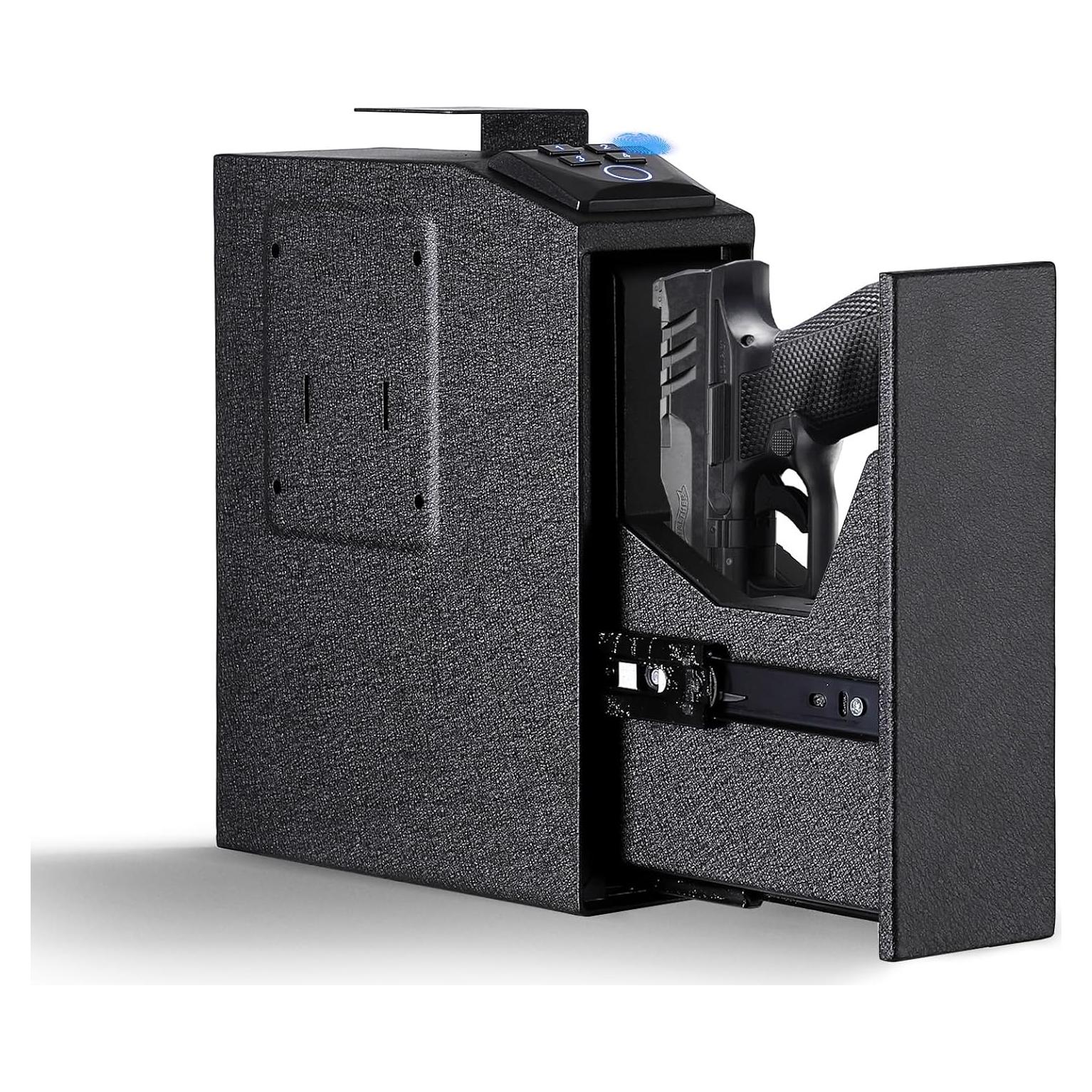 Caja Fuerte Biometrica Garvee para Pistolas 24.13 cm Acceso Rápido