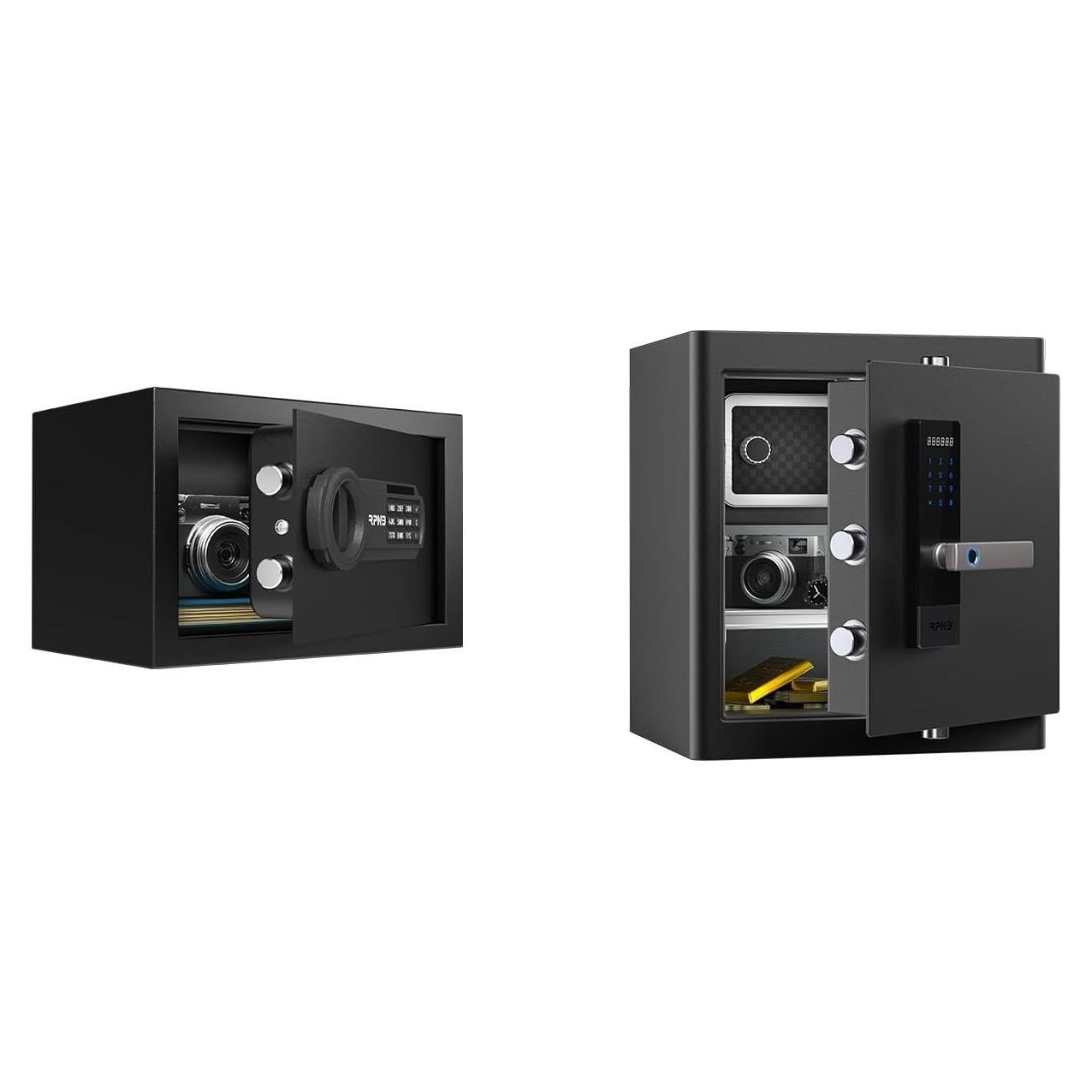 Caja Fuerte Deluxe RPNB 0.3 y 1.6 pies cúbicos con Pantalla Táctil