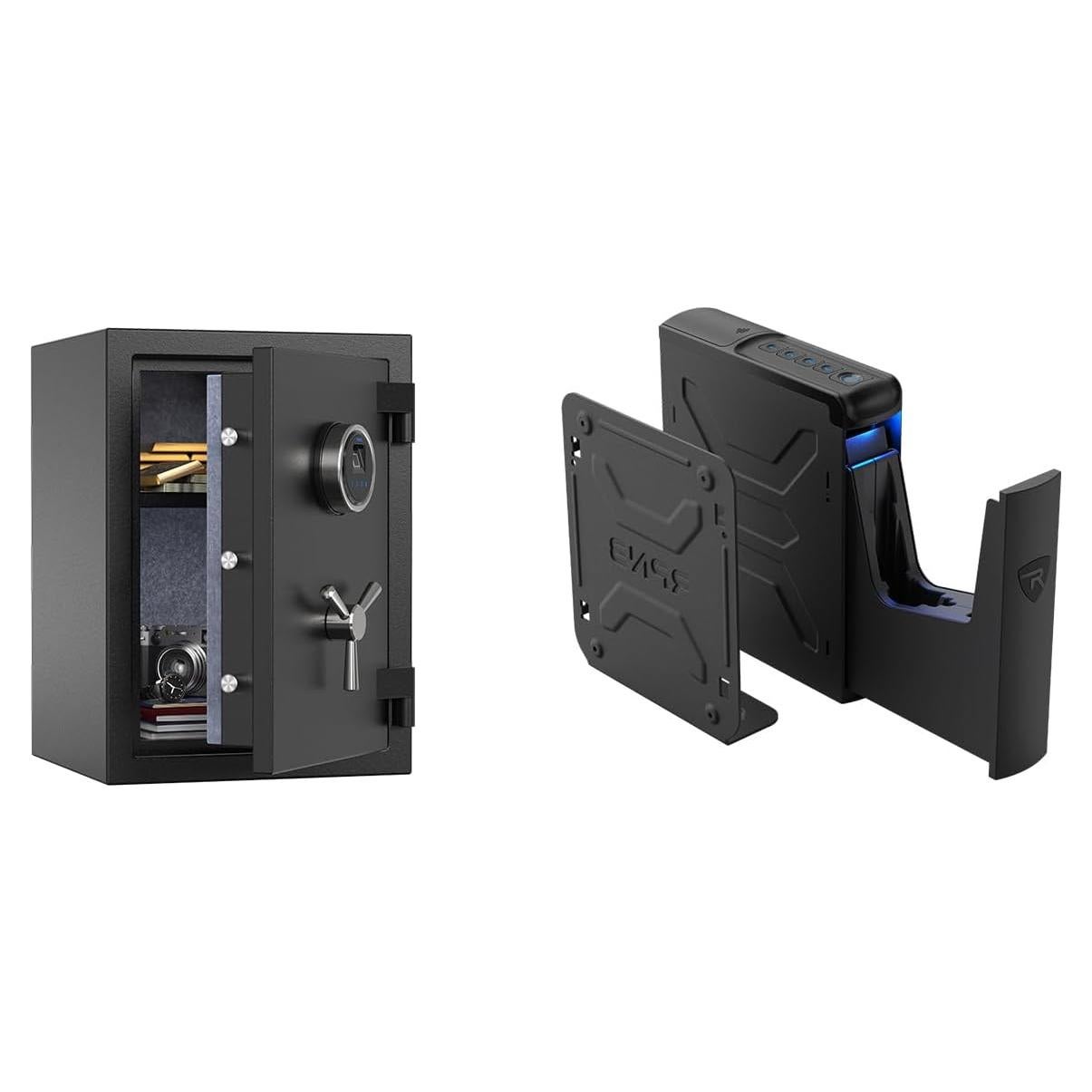 Caja Fuerte a Prueba de Fuego RPNB 36.6L con Huella Dactilar