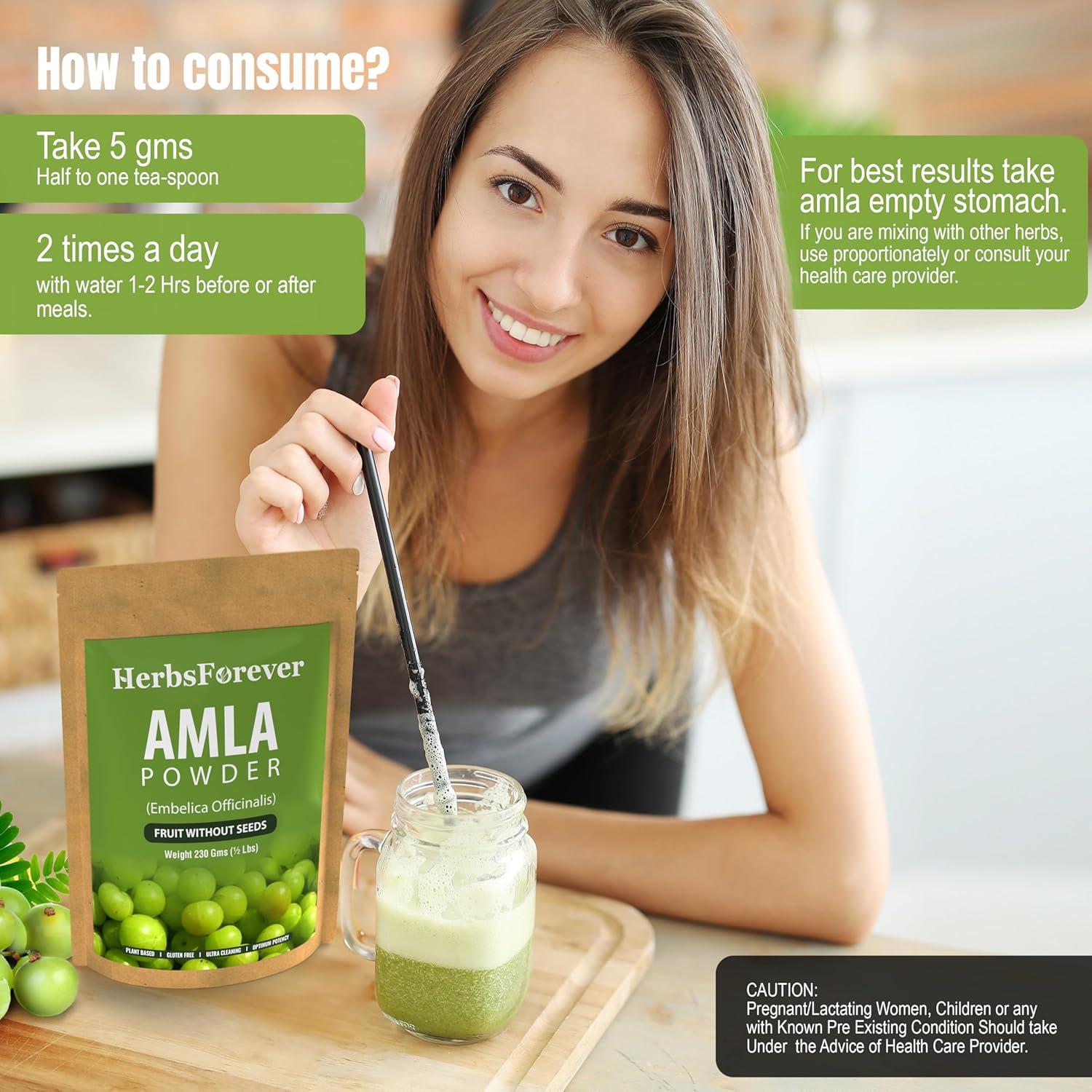 Polvo de Amla Herbsforever 230g | Vitamina C y Antioxidantes