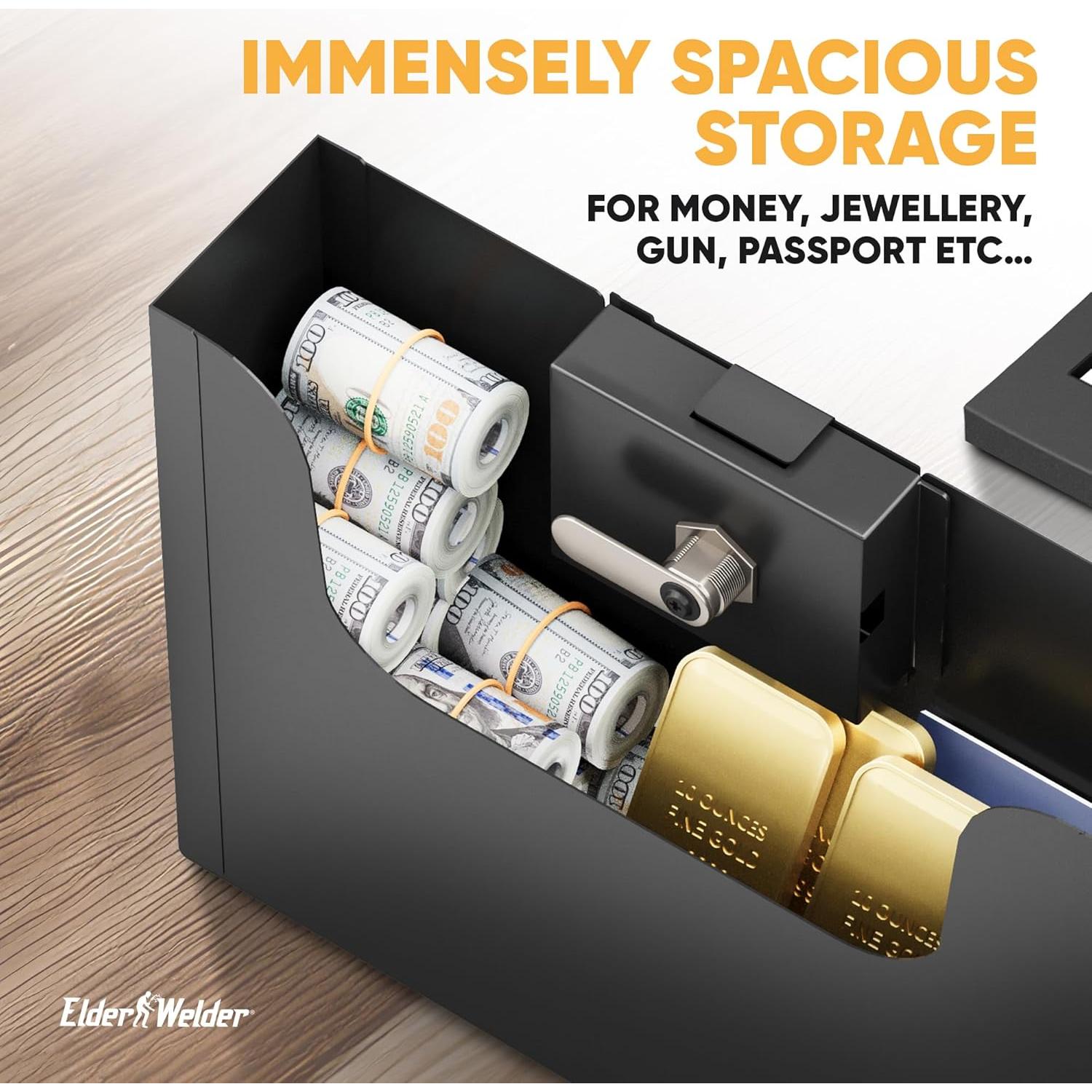 Caja Fuerte Oculta de Pared Elder Welder | 6,56 L | Cerradura de Combinación