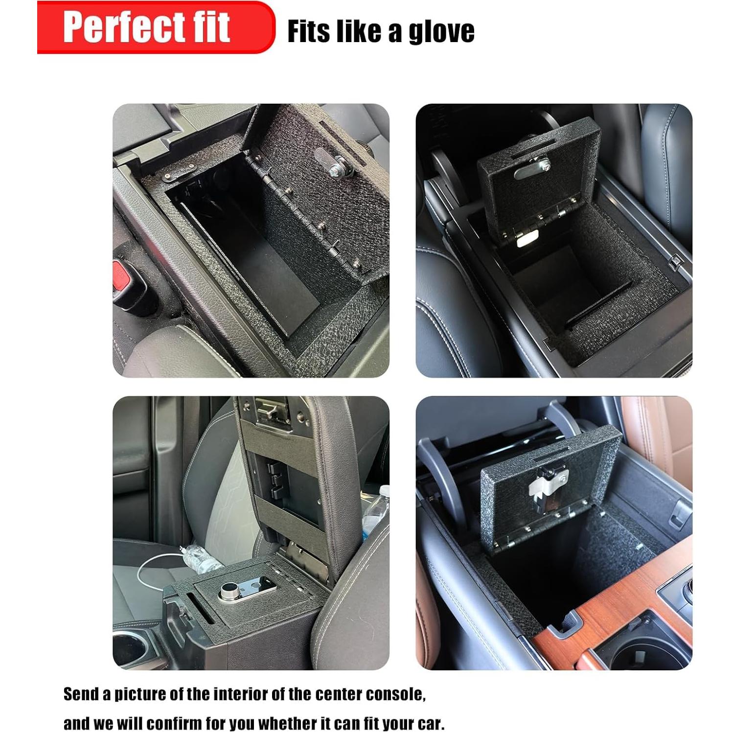 Caja Fuerte de Consola Central TUOJUE para Hyundai Tucson/Santa Cruz 2022-2024