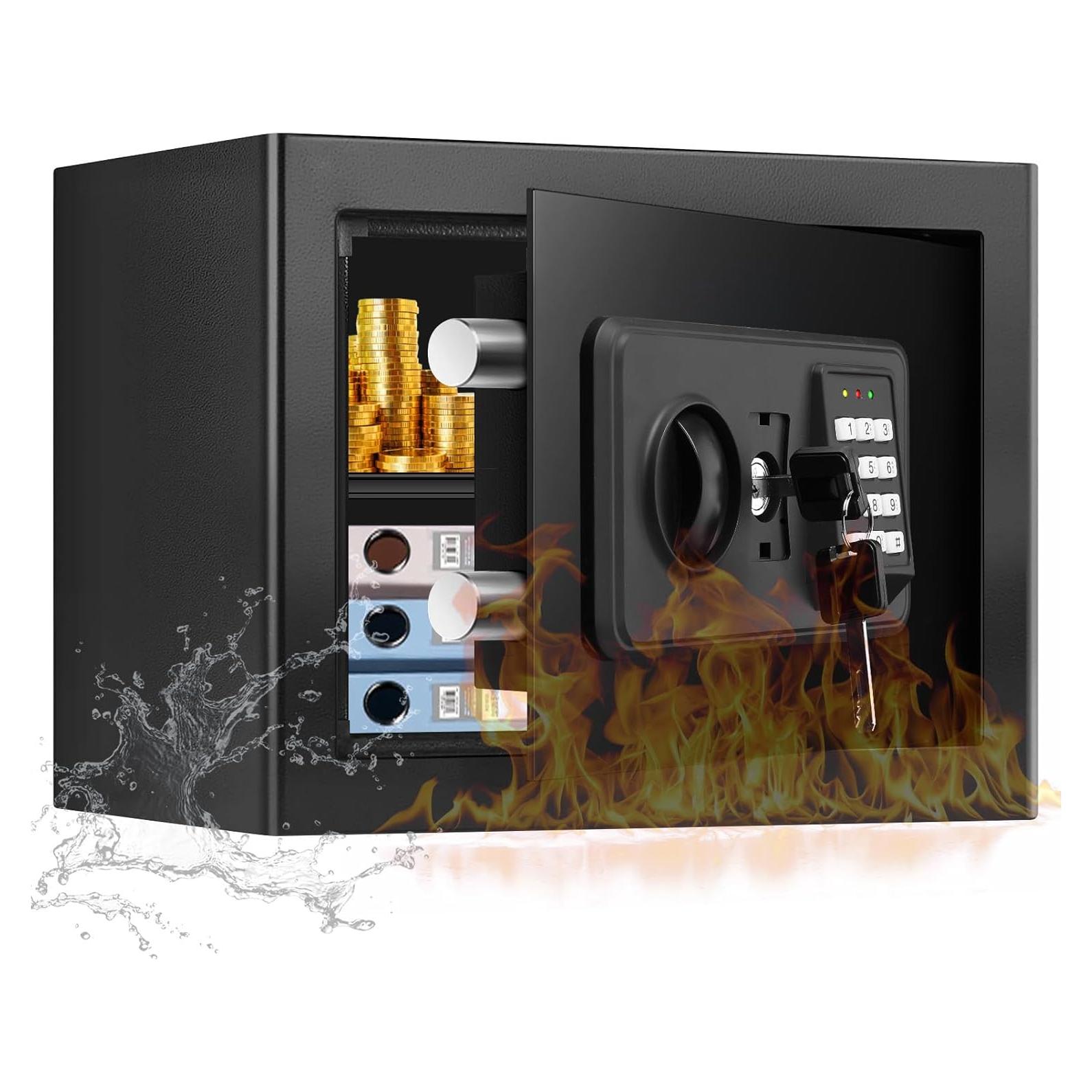 Caja Fuerte Digital TOLEBLID 1.2 Pies Cúbicos Antirrobo