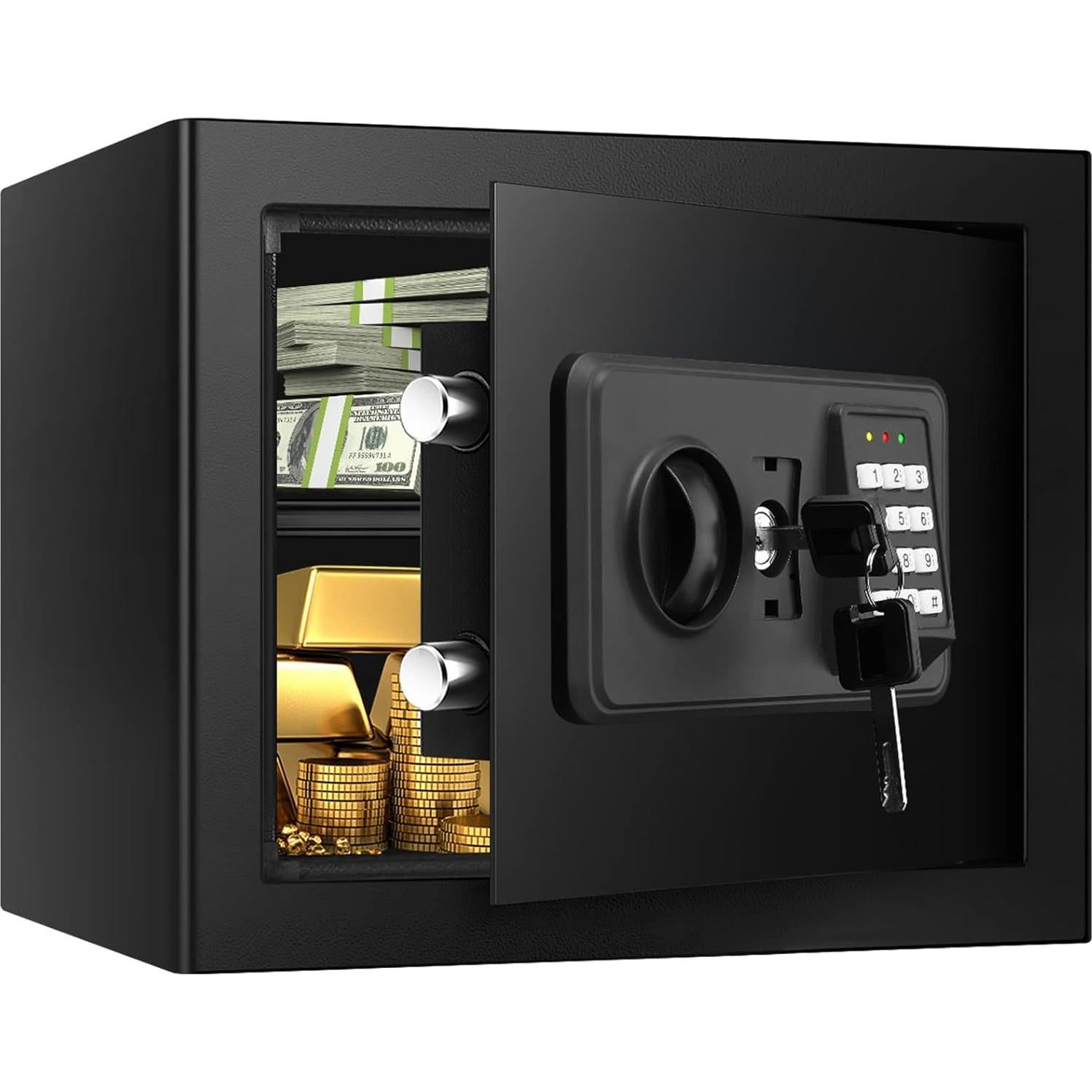 Caja Fuerte Digital TOLEBLID 1.2 Pies Cúbicos Antirrobo