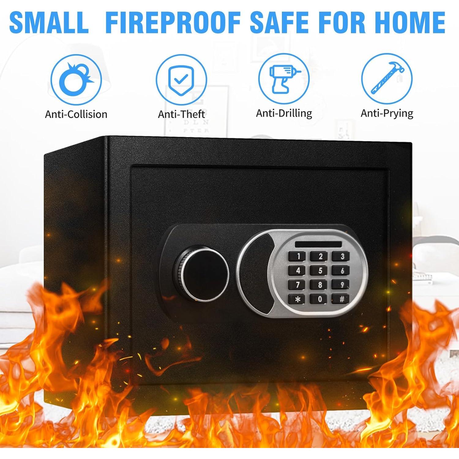 Caja Fuerte Pequeña ToruKeep 1.8 Pies Cúbicos Antirrobo