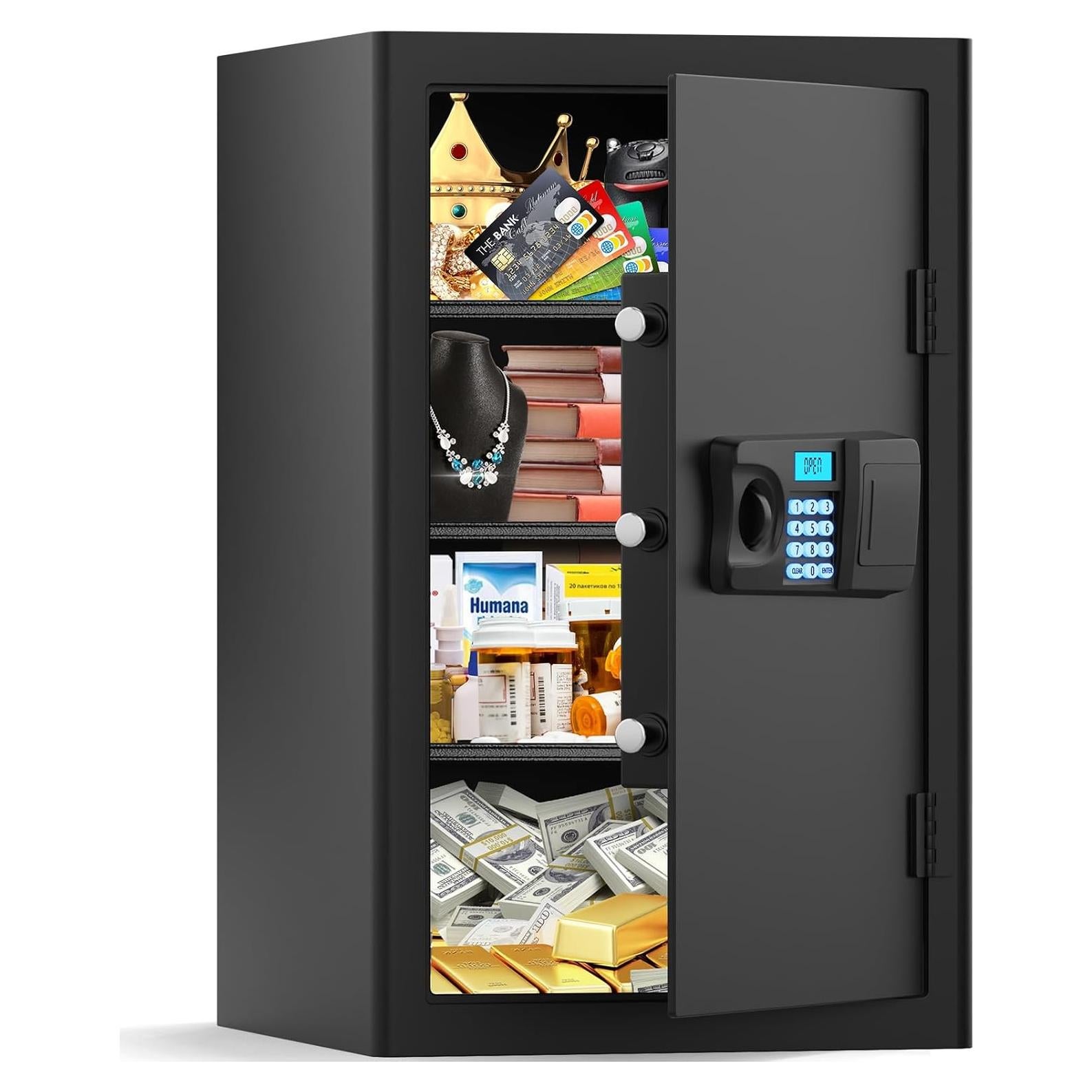 Caja Fuerte Digital Bukumo 5 Pies Cúbicos a Prueba de Fuego