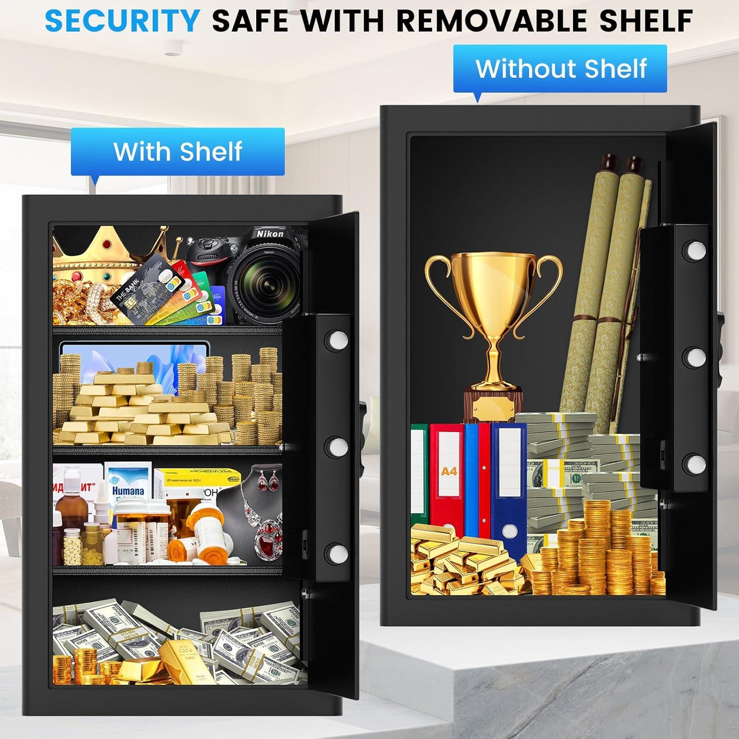 Caja Fuerte Digital Bukumo 5 Pies Cúbicos a Prueba de Fuego