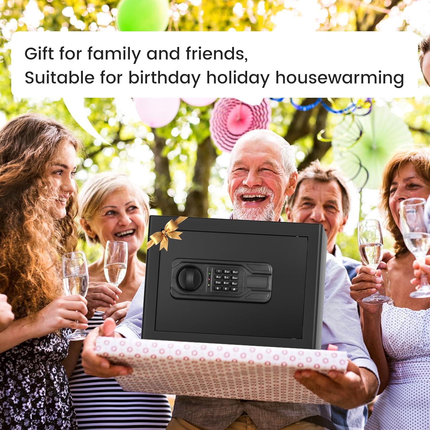 Caja Fuerte Digital Thmosz 1.2 Pies Cúbicos con Alarma