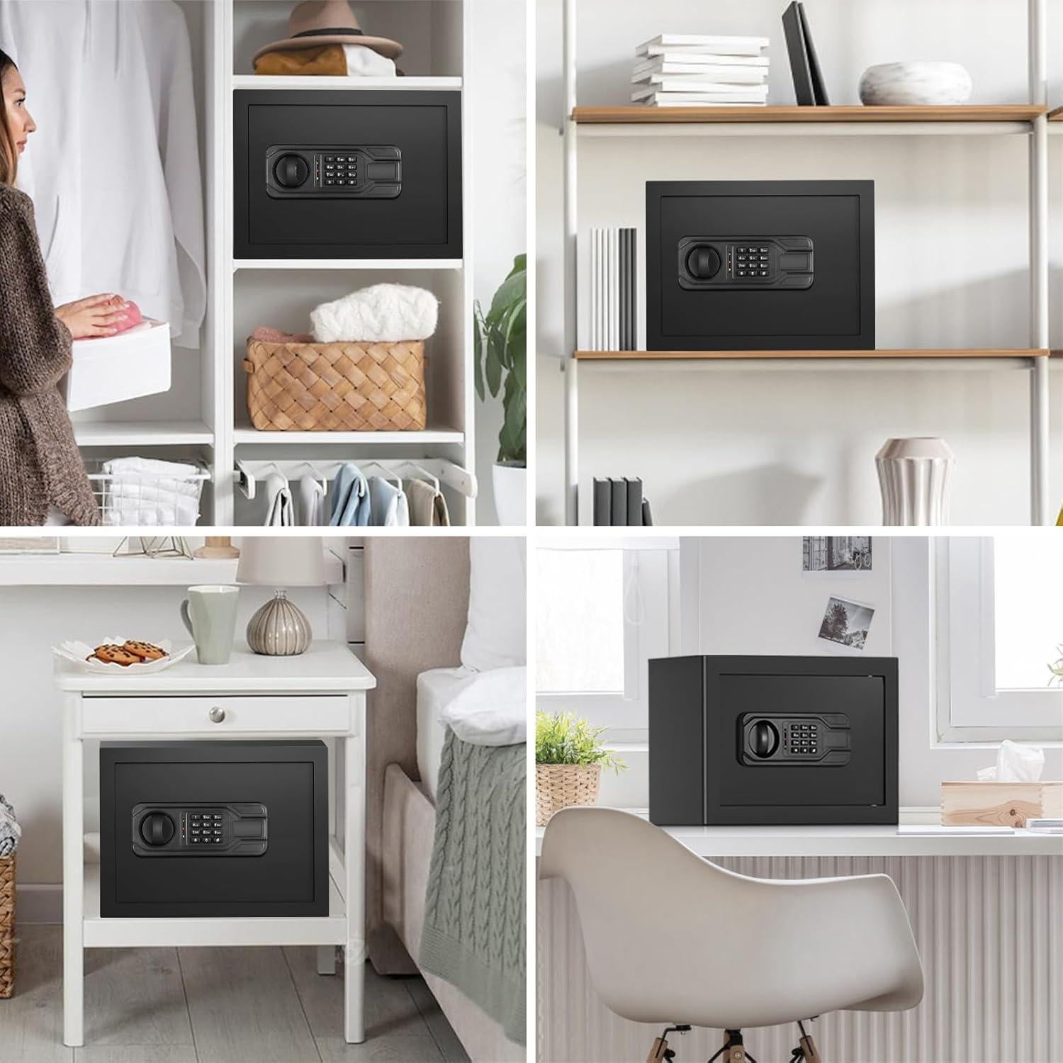 Caja Fuerte Digital Thmosz 1.2 Pies Cúbicos con Alarma