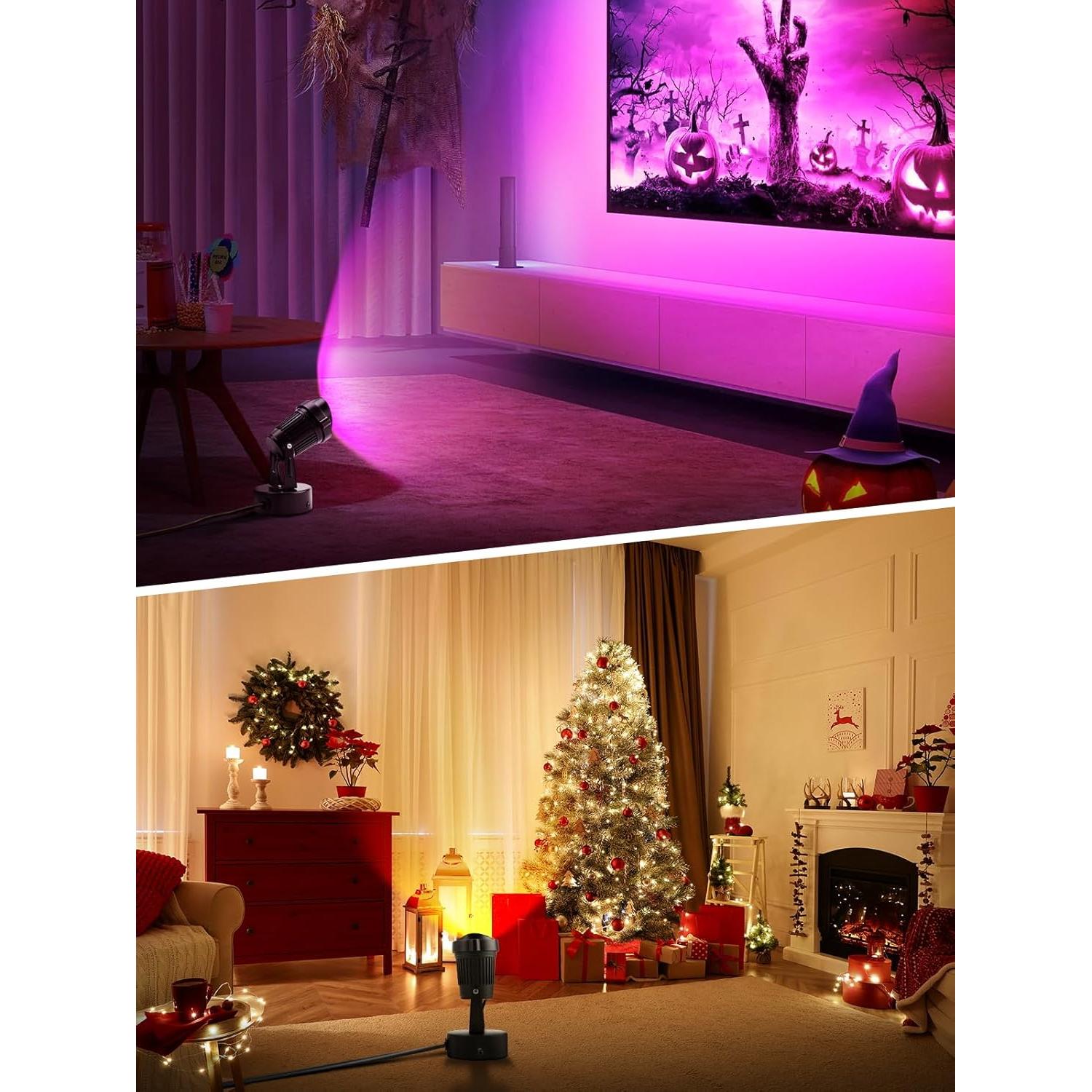 Foco LED RGBW ZUCKEO 10W Control Remoto 1 Paquete