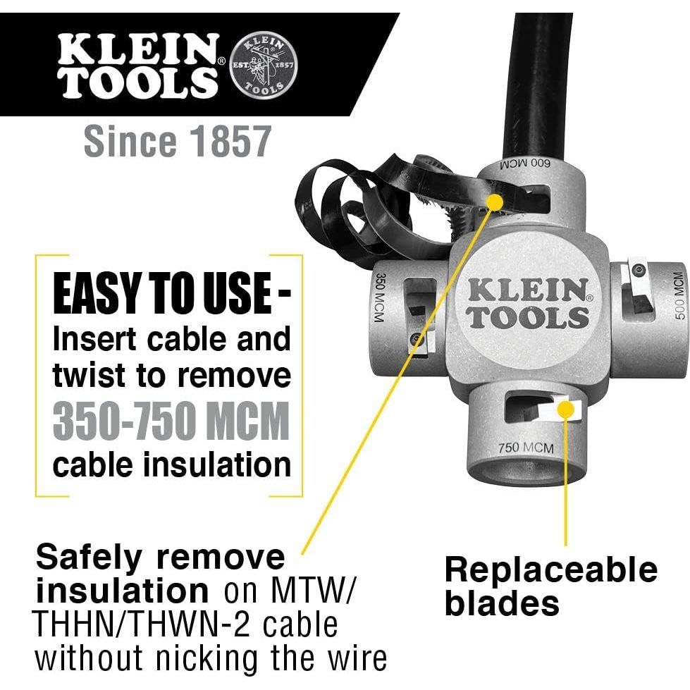Desforradores de Cable Grande Klein Tools 350-750 MCM