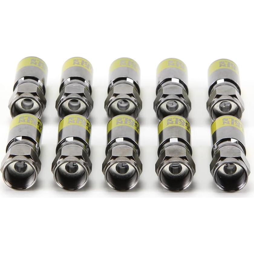Conectores F Klein Tools VDV812-606 para Cable Coaxial RG6, Paquete de 10
