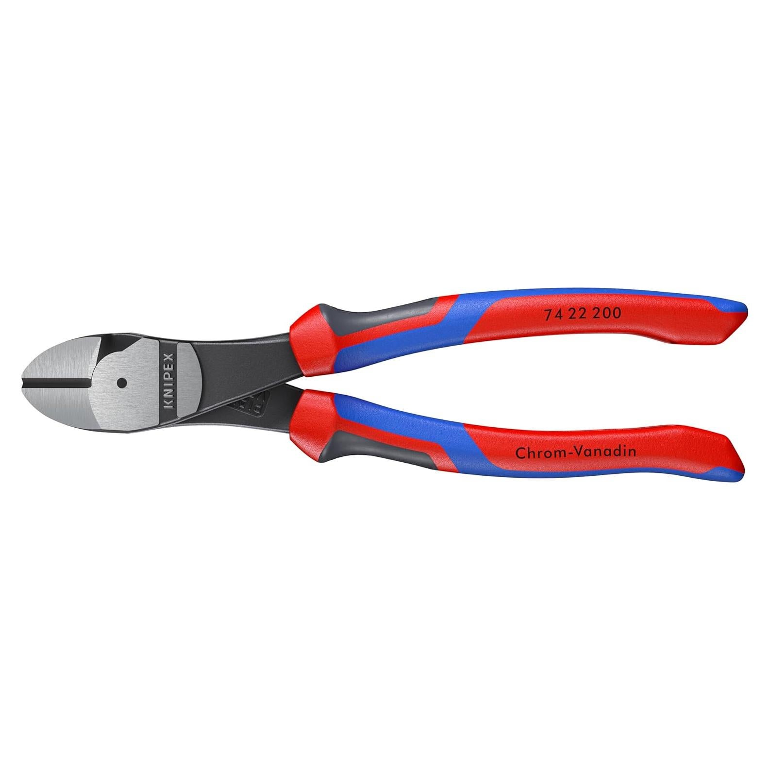 Cortador Diagonal KNIPEX 74 22 200 20.32 cm Angulado Ergonómico