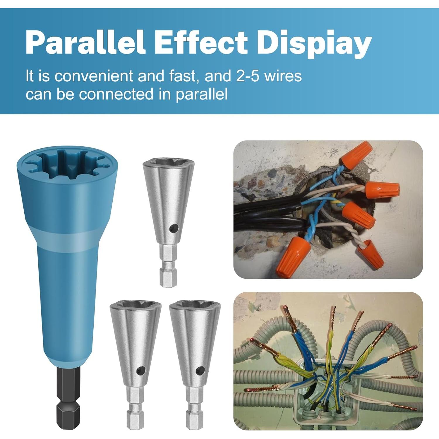 Juego de herramientas de torsión de alambre Ywmoml 4 piezas 6.35 mm