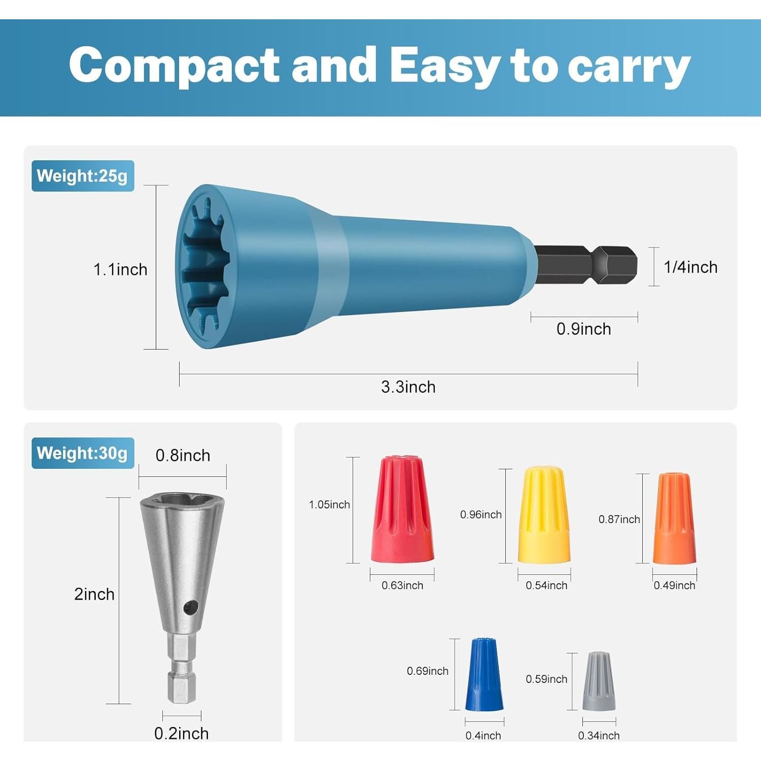 Juego de herramientas de torsión de alambre Ywmoml 4 piezas 6.35 mm