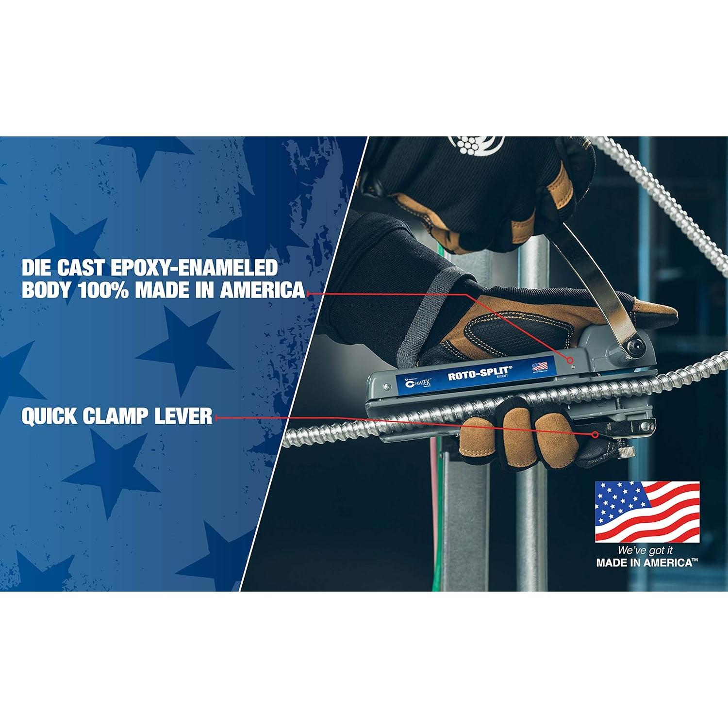 Cortador de cable blindado Southwire ROTO-SPLIT 0.56 kg