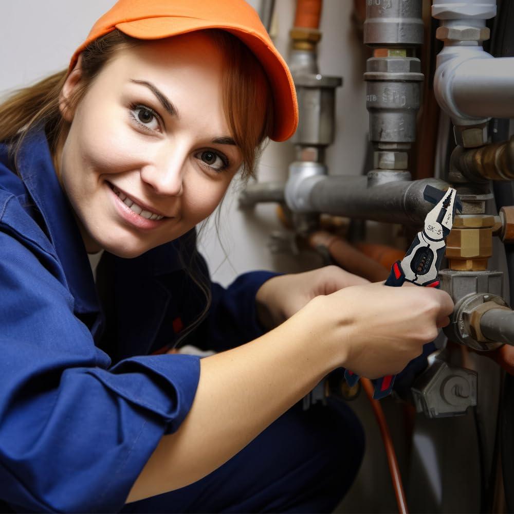 Alicate Multifuncional 6 en 1 MIAN MU 20.32 cm con Probador