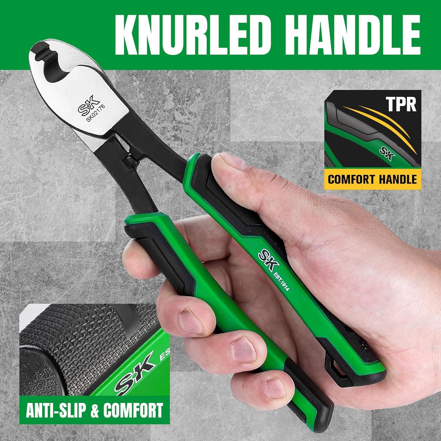 Cortador de Cable 3 en 1 SK - Aluminio, Cobre, 6.6 mm