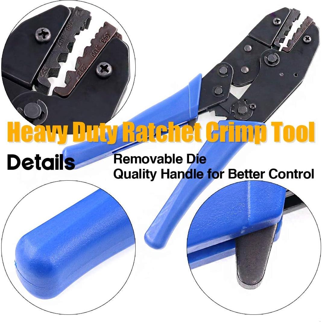 Kit de Herramientas Coaxiales Swpeet 14 Pcs con Crimpadora