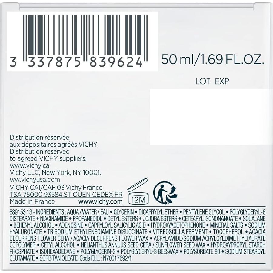 Vichy Mineral 89 Crema Hidratante Sin Fragancia 47.6g