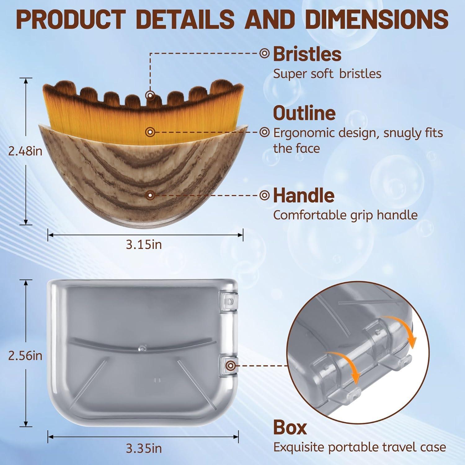 Cepillo Facial Linfático LPZXH - Masajeador Suave para Piel