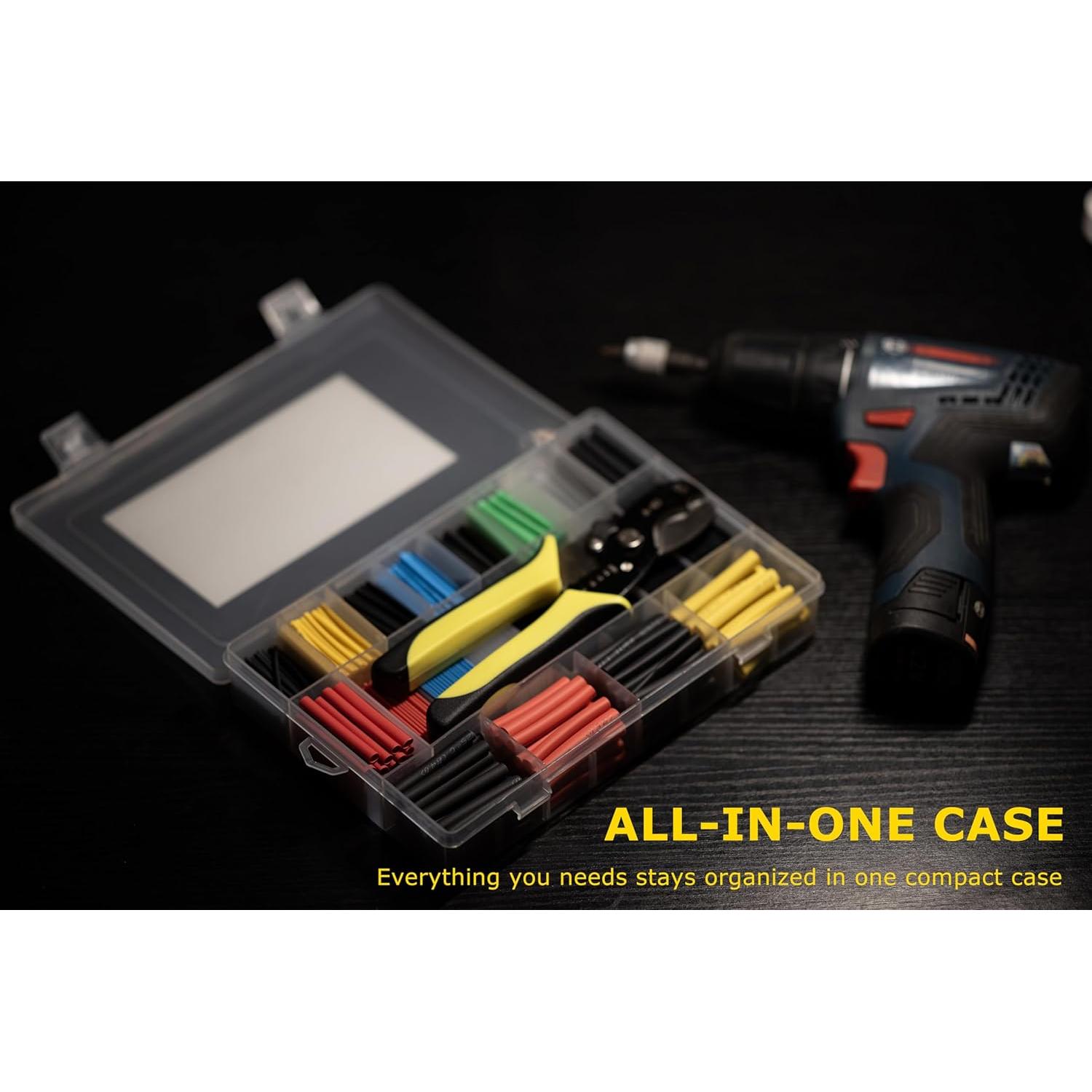 Kit de Tubos Termocontraíbles Ginsco 670 Piezas 2:1