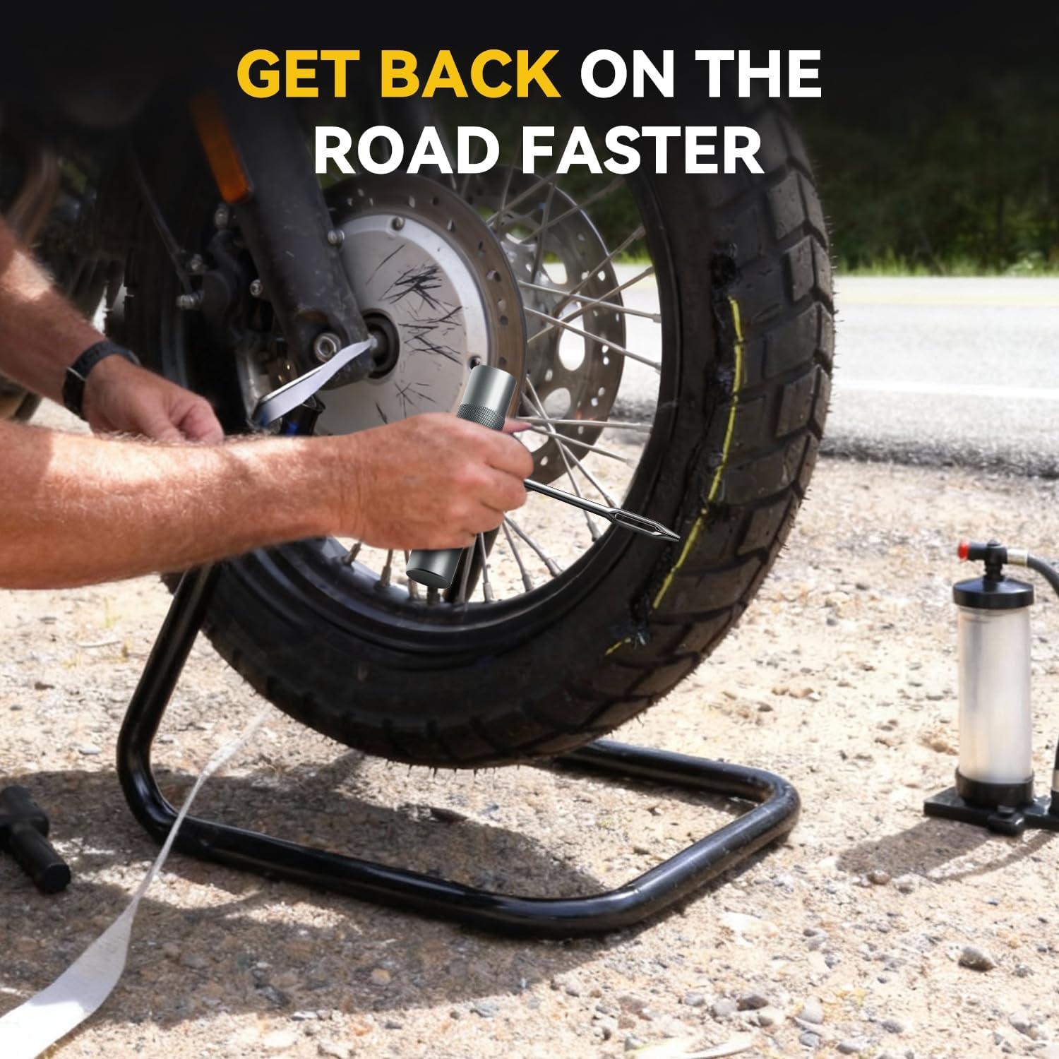 Kit de Reparación de Neumáticos Compacto AUTOWN CTRT36 68 Piezas