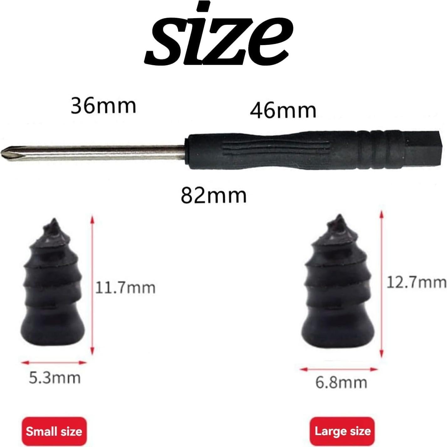 Kit de Reparación de Neumáticos Genérico 40 PCS con Destornillador